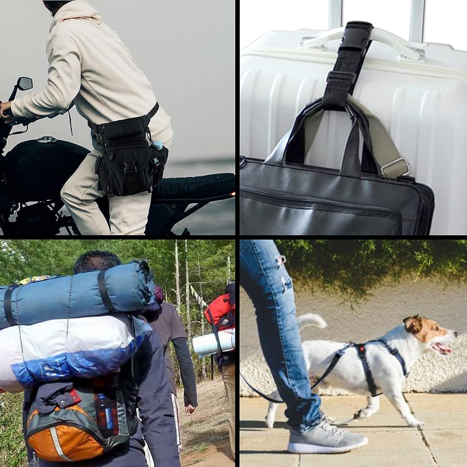 CooBigo Nylon bing 1 Inch Heavy Duty Black Nylon bing Straps 1