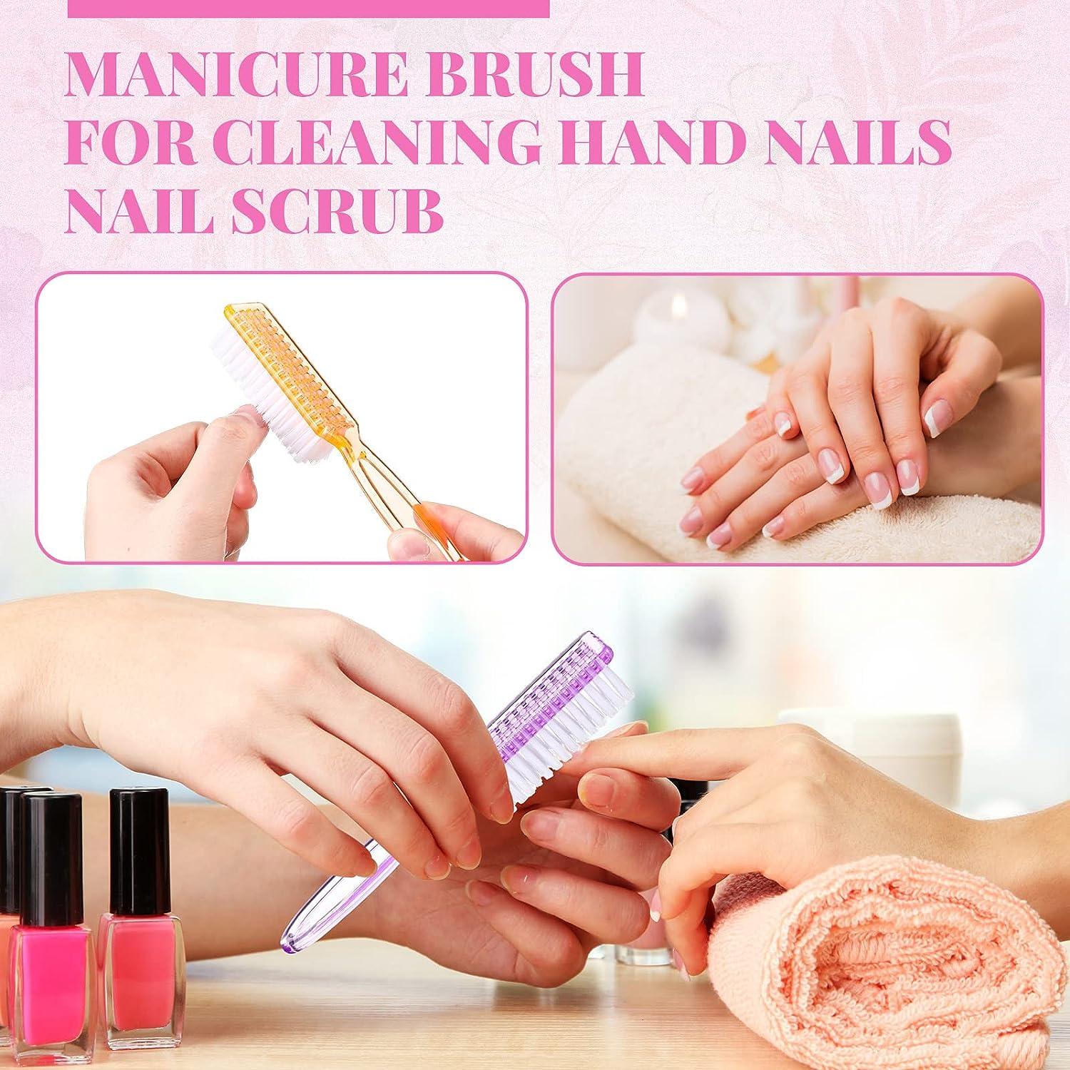 Nail Brush, Nail Brushes Hand Fingernail Brush Cleaner Scrubbing Kit  Pedicure For Toes And Nails Men Women