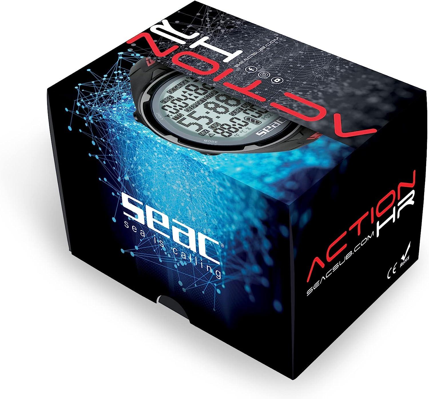 SEAC Action HR, High Resistance Dive Computer with Scuba and Freediving