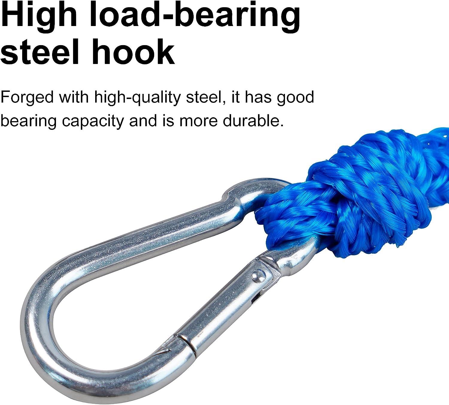 Water Ski Towable Tube Rope Connector Blue Tow Rope for Tubing