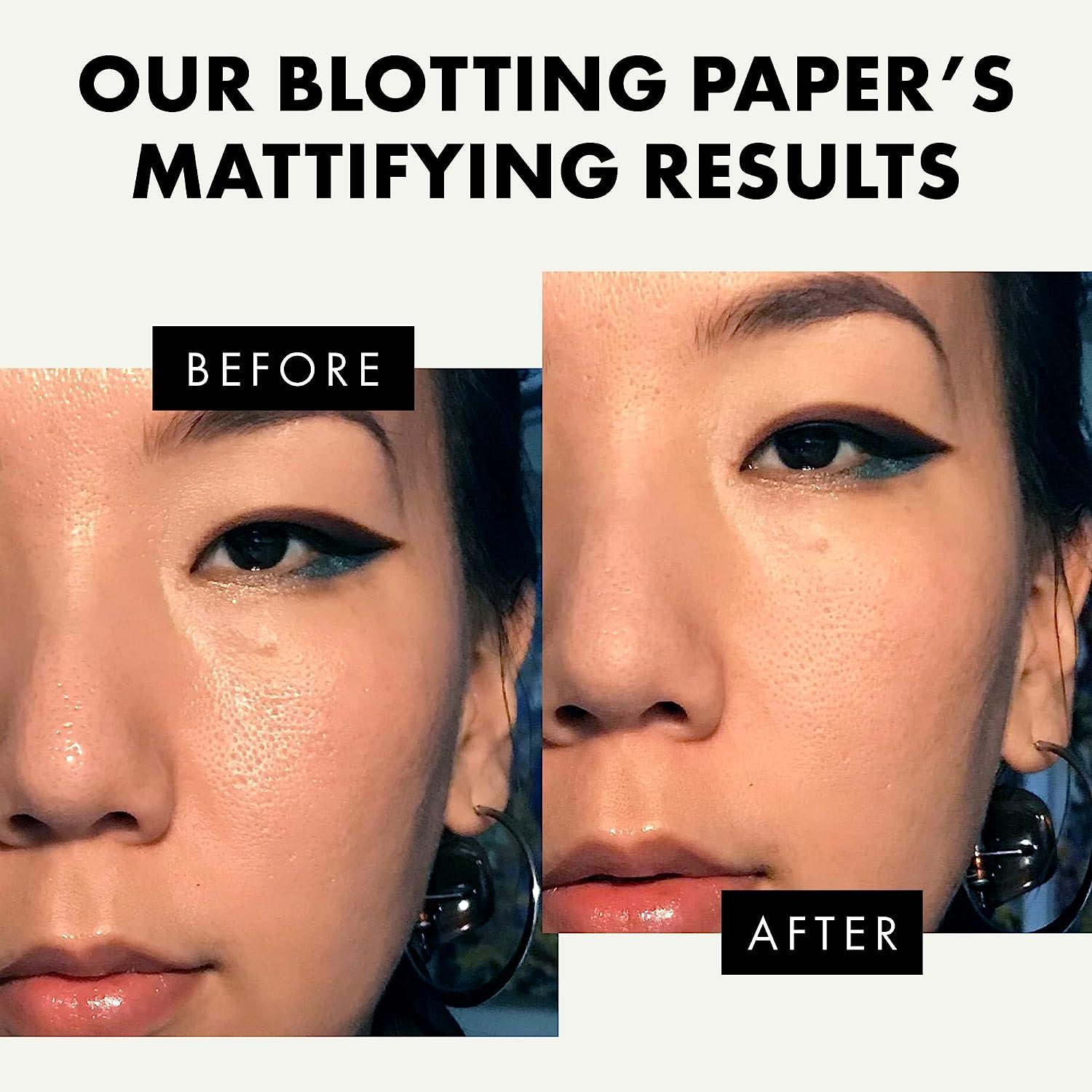 Activated Bamboo Charcoal Oil Blotting Sheets for Face 100 Sheets for