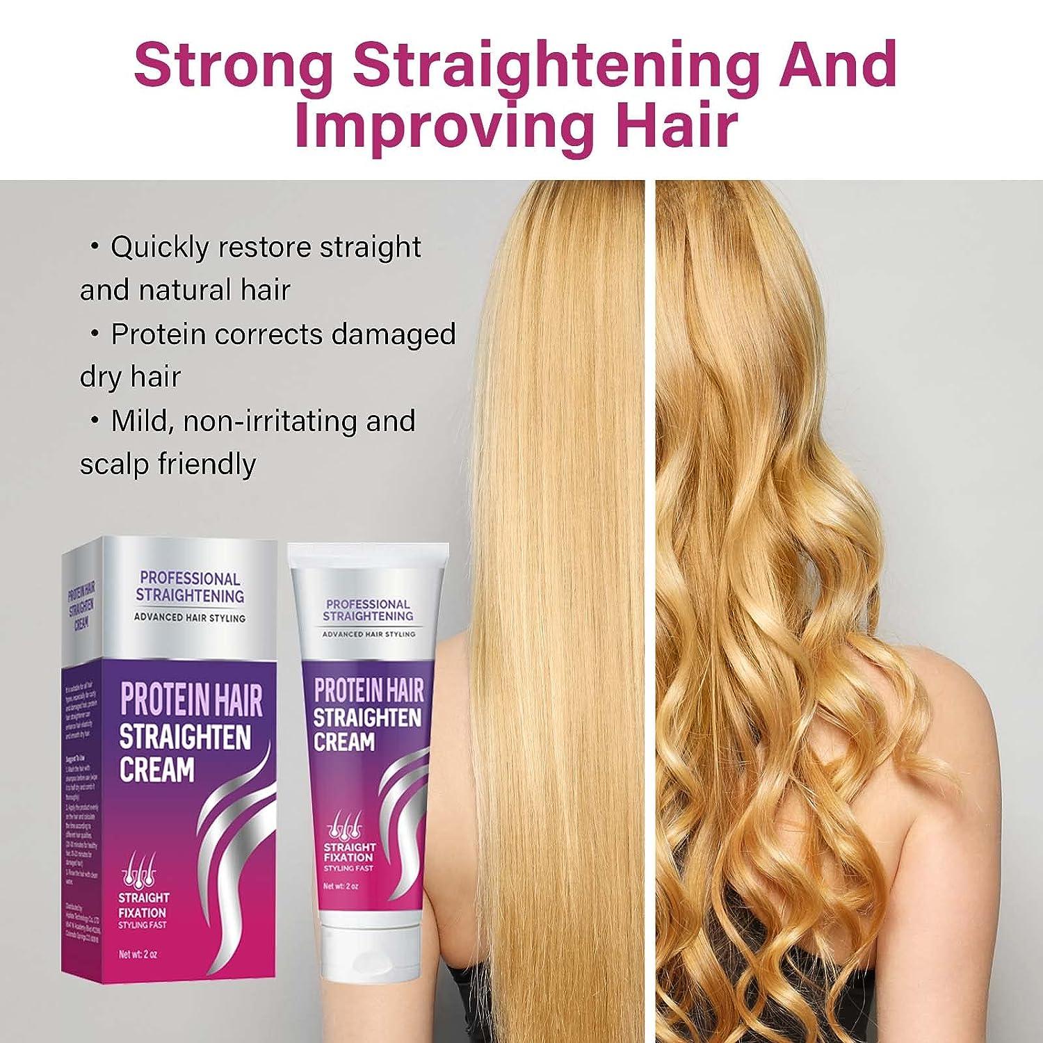 Straightening dry hair outlet