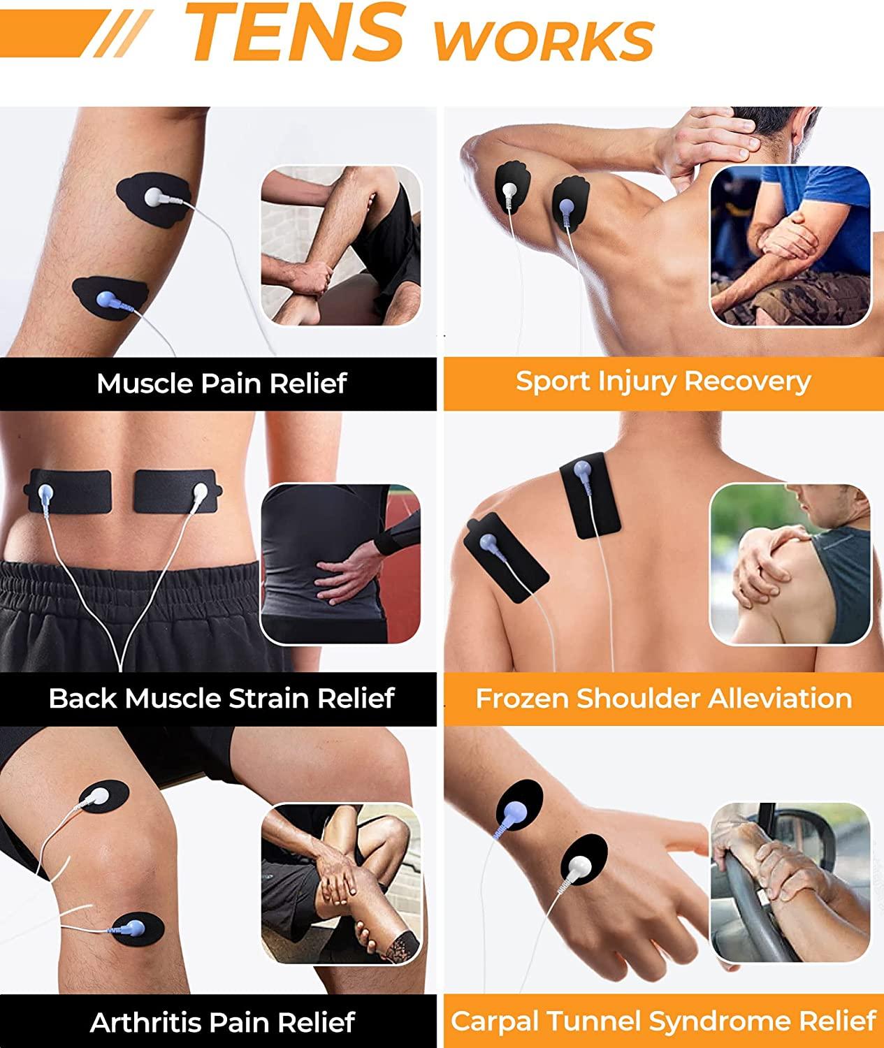 TENS Unit Muscle Stimulator Electric Shock Therapy for Muscles Dual Channel  TENS EMS Unit Electronic…See more TENS Unit Muscle Stimulator Electric