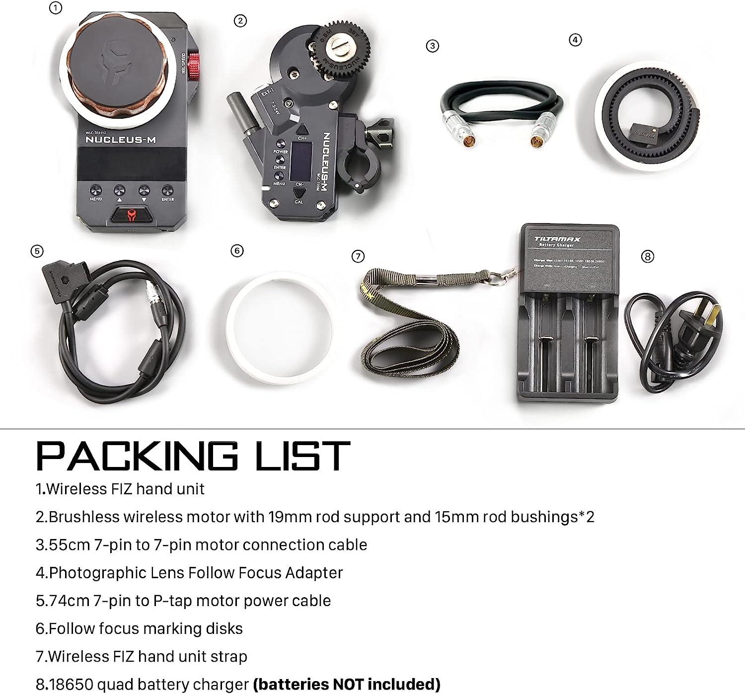Tilta Nucleus-M Wireless Follow Focus System Partial Kit IV Tilta Nucleus-M Wireless Follow Focus System Partial Kit IV