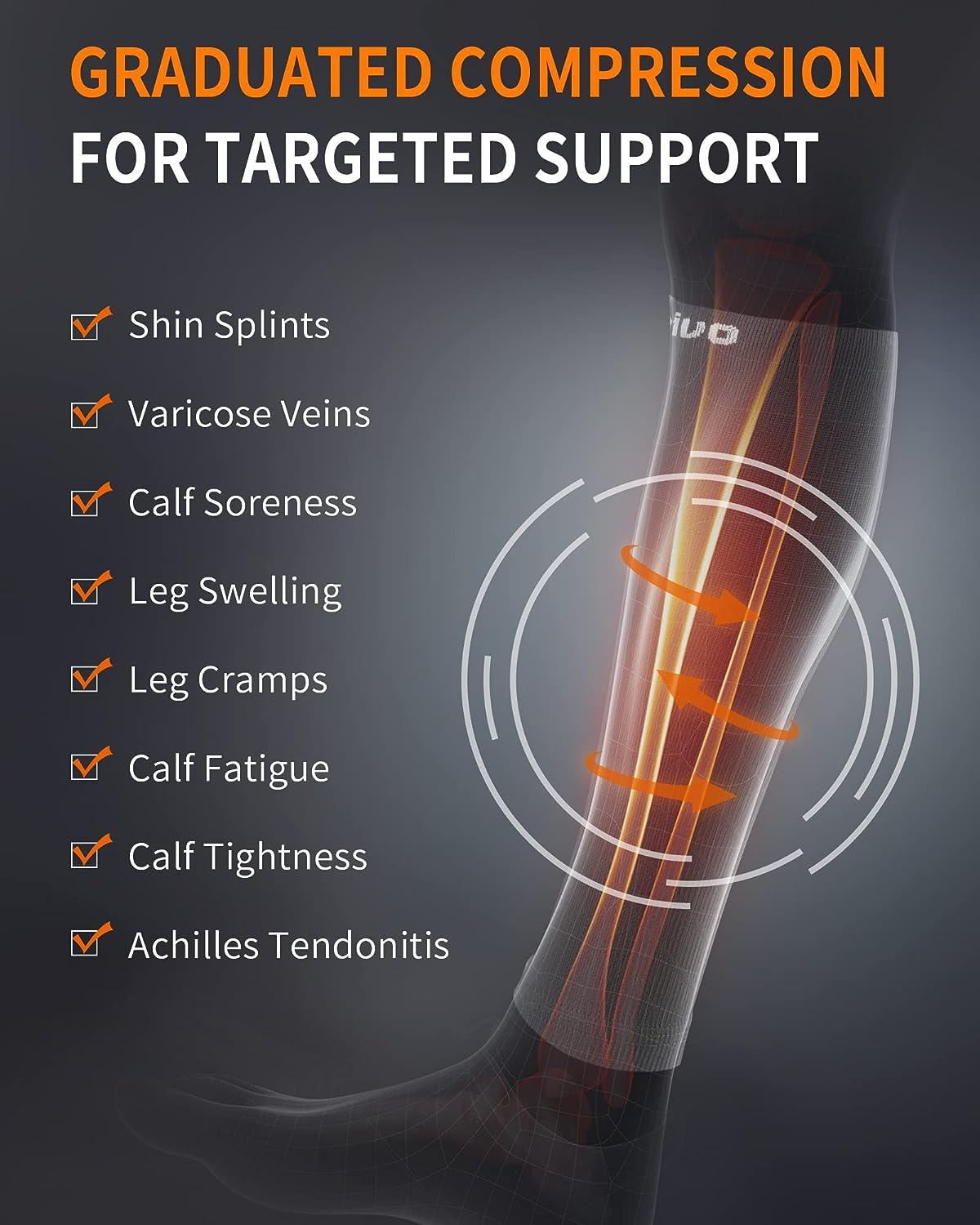 Calf Compression Sleeve Men, Shin Splint Compression Sleeve Shin Splints  Leg Pain Relief Support, Calf Support
