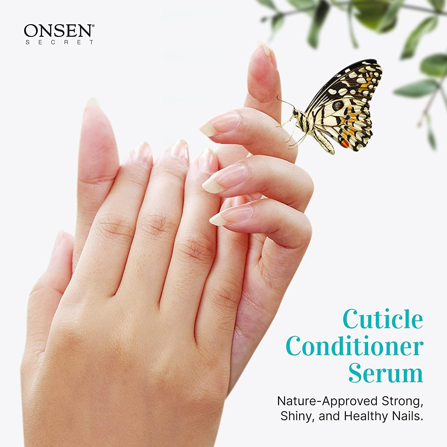 Onsen Cuticle Cream, Cuticle Oil in Deep Action Japanese Natural