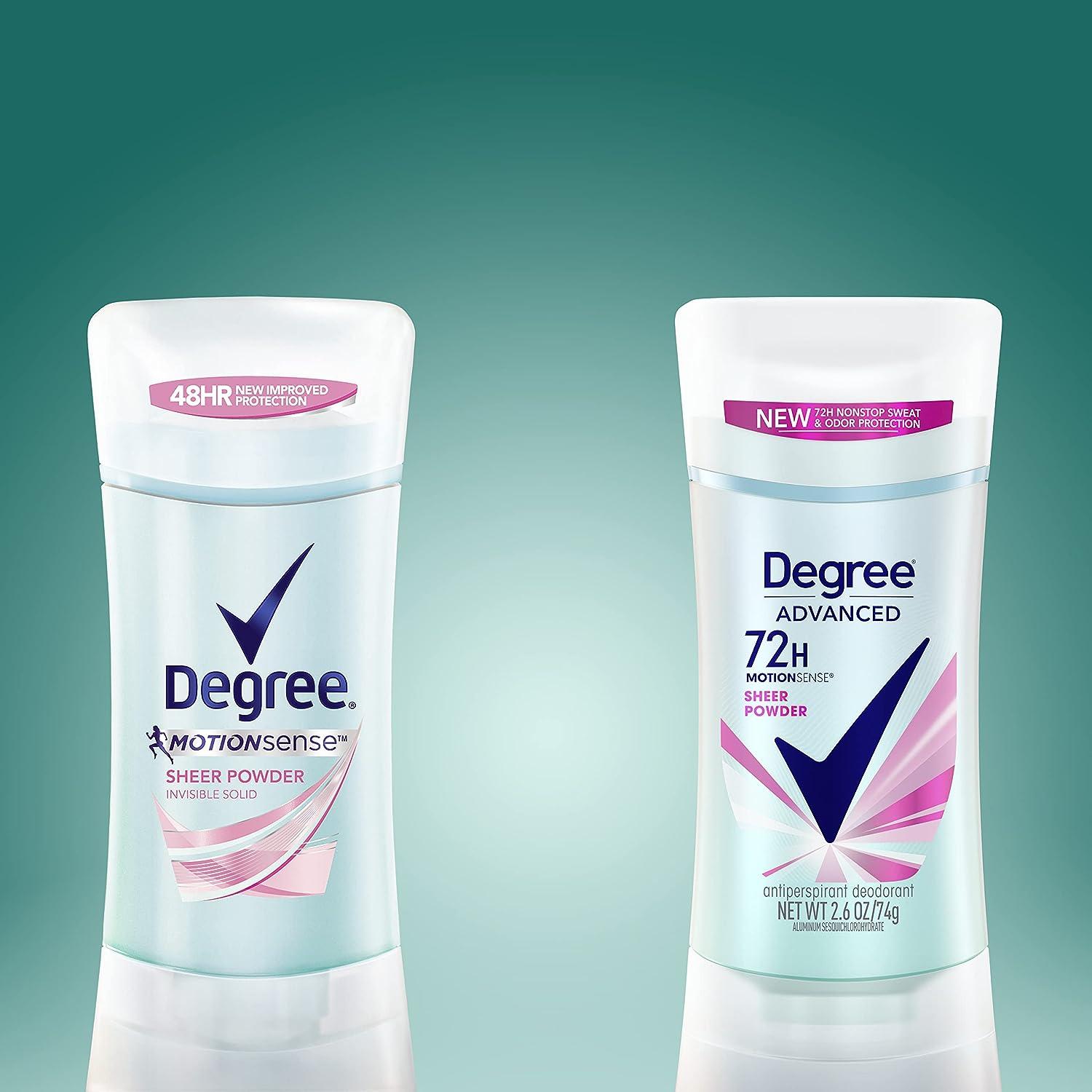 Degree MotionSense Sheer Powder Antiperspirant Deodorant 2.6 oz