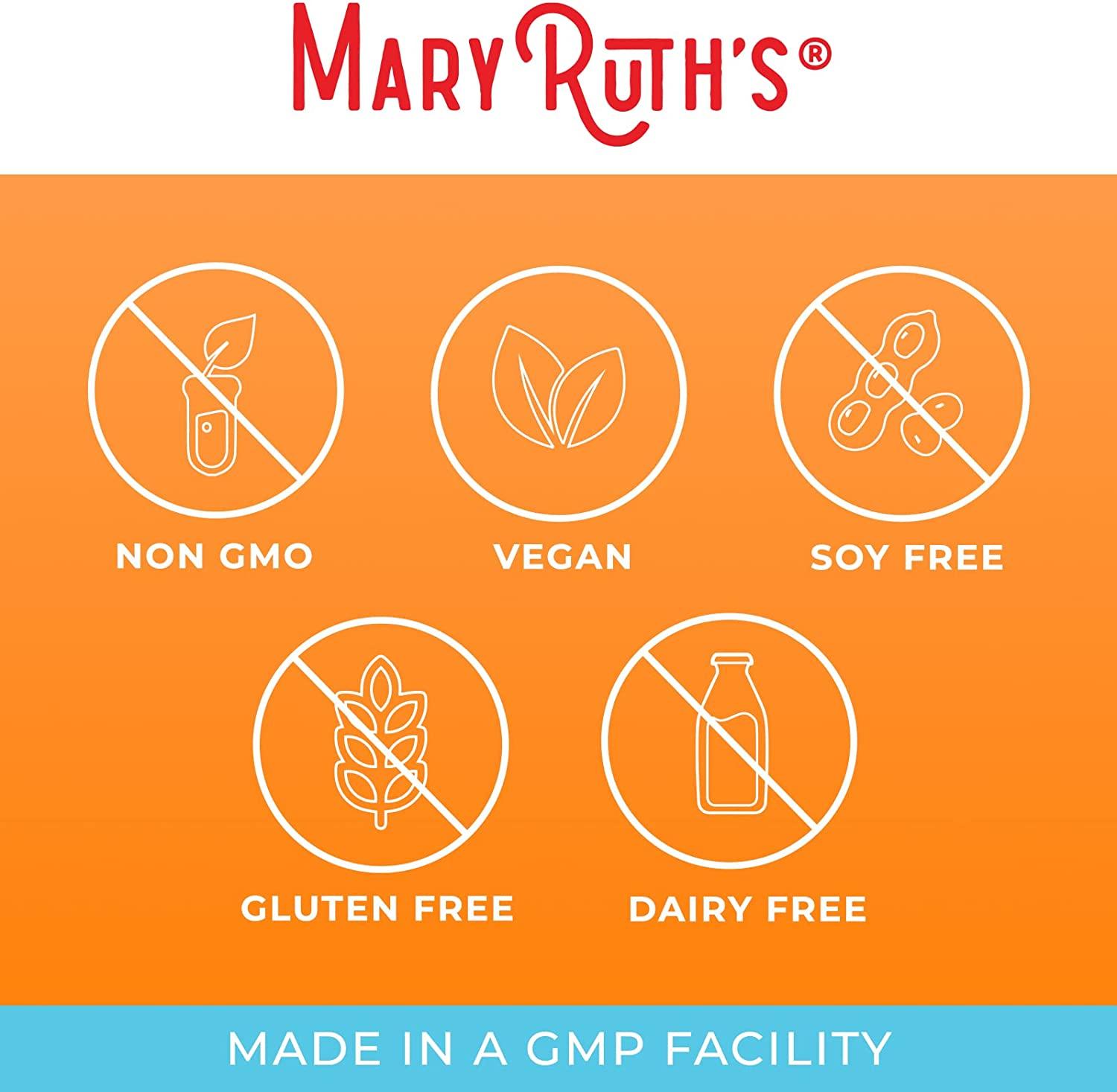 MaryRuth Vegan Omega 3 Liquid Drops Orange 1 Oz.