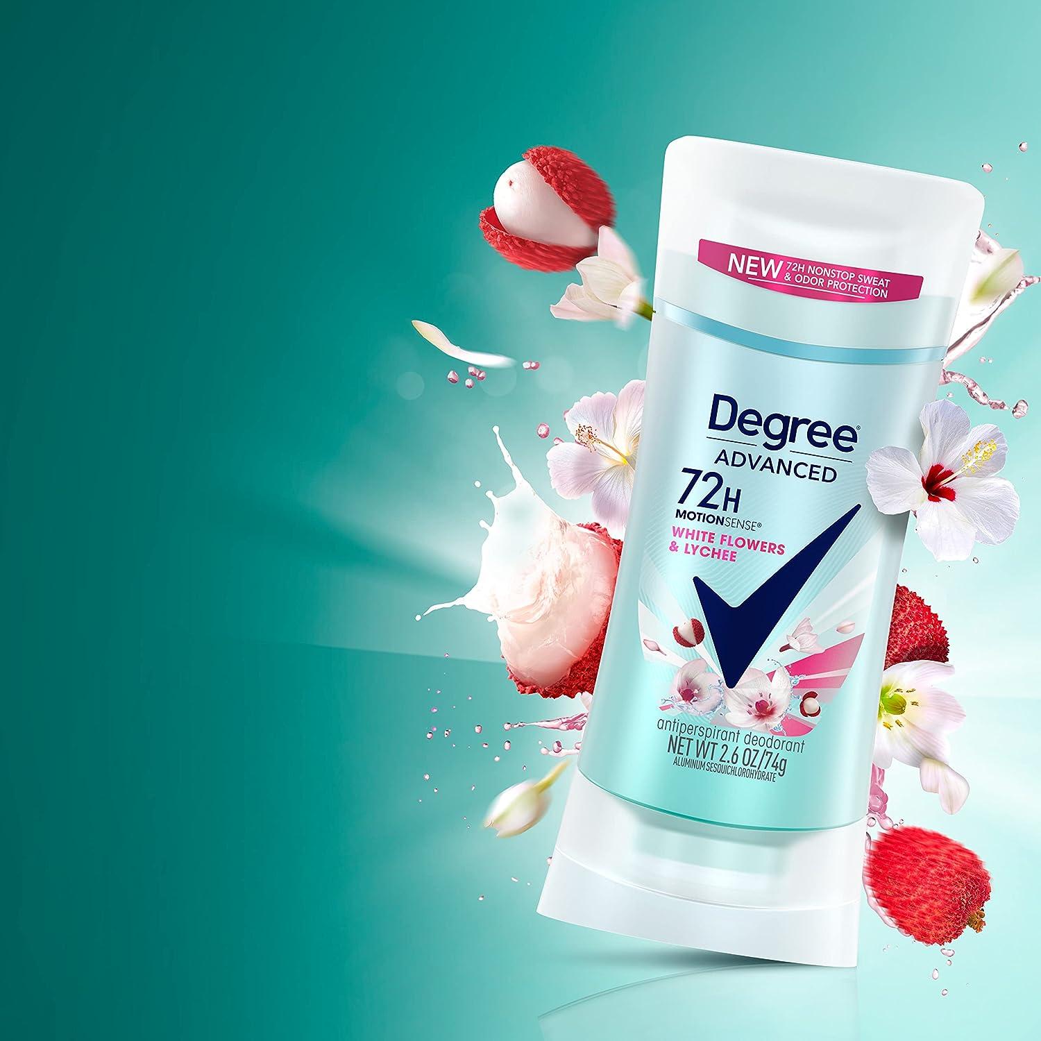 Degree Advanced Antiperspirant Deodorant 72-Hour Protection White