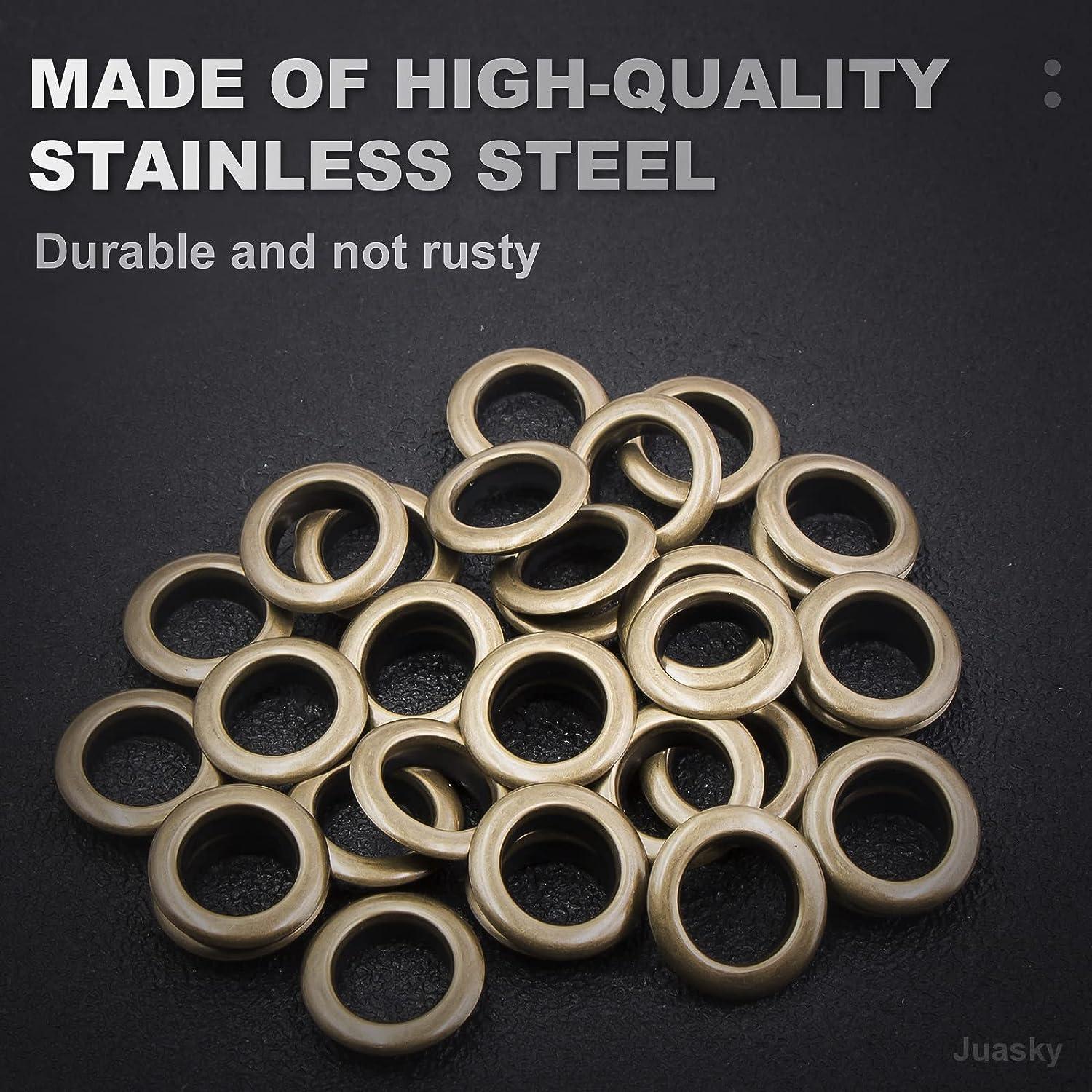 150 Sets 1/2 inch Grommet Tool Kit,Bronze Metal Grommet Kit,Eyelet Kit