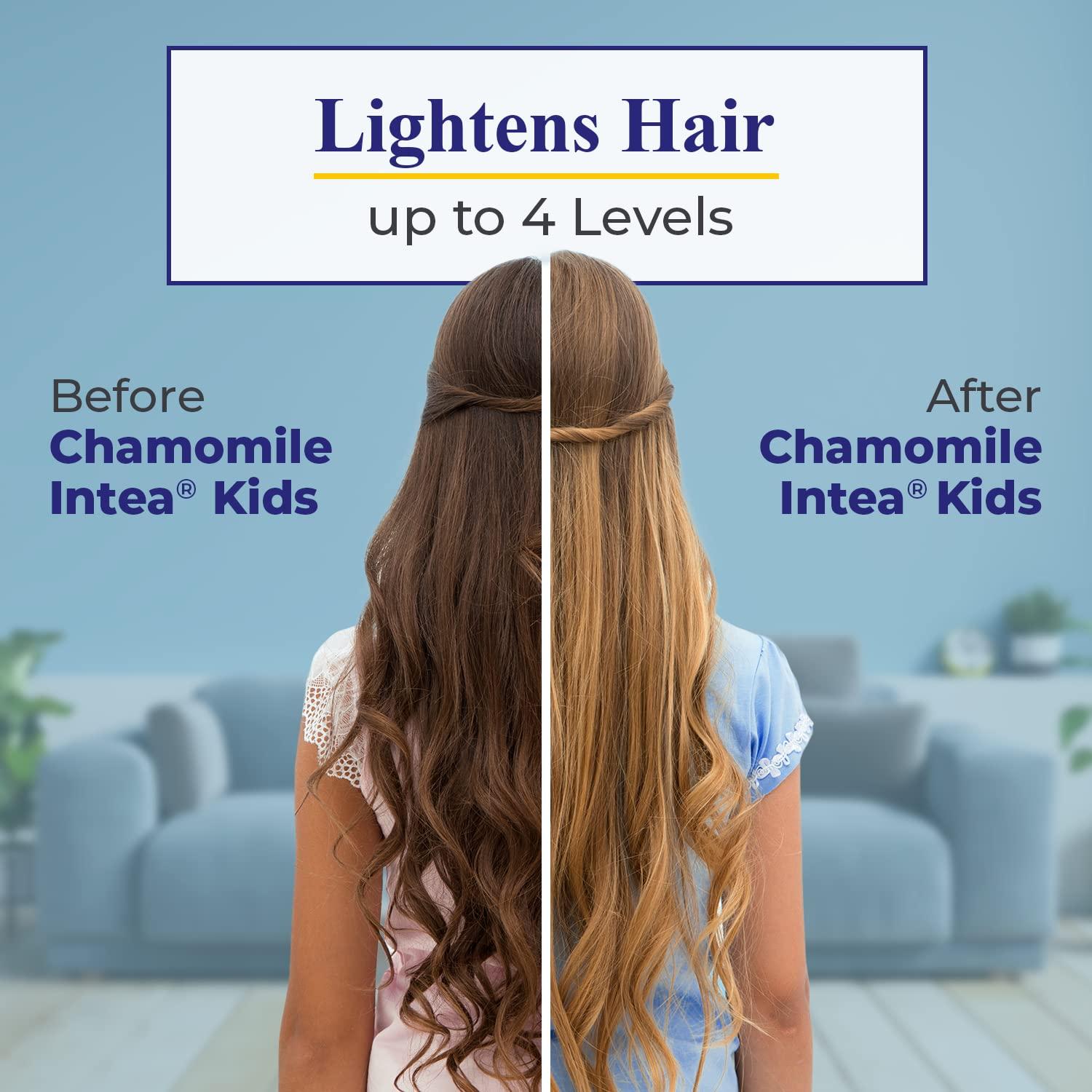 Camomila Intea Hair Lightener For Kids– Premium Sun Lightening Spray for  Hair – Chamomile hair lightener spray for Naturally Lighten Hair – No  Bleach/Ammonia blonde hair spray – Child-Friendly Formula - 3.4