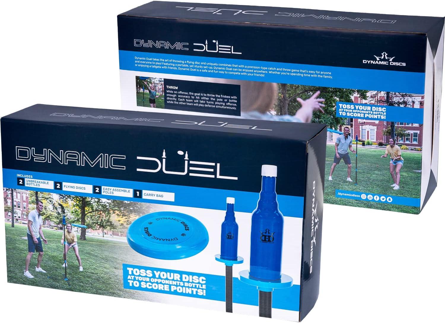 thumbnail image 2 of Kan Jam Bottle Smash Outdoor Game - Frisbee Toss With Poles, Bottles & Disc 2 of 12