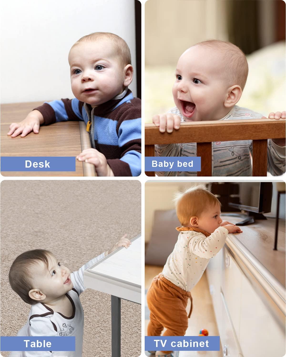 Corner Protector Baby Proofing Safety Table Corner Guards Baby Proof Safety  Products Pre Taped Furniture Protector Clear Edge Bumpers Guard for Baby