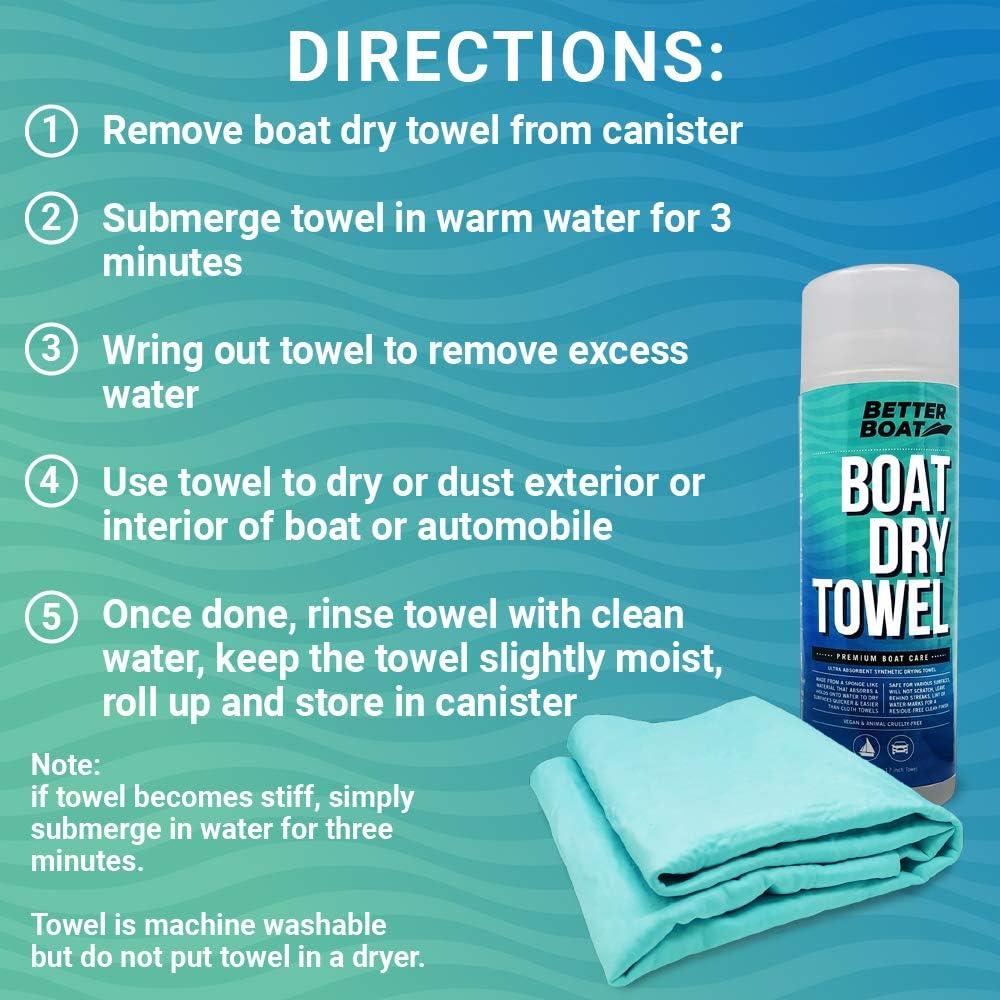 Super Absorbent Towels Wash & Drying Chamois Cloth Synthetic Smooth Boat  Cooling Towel Shammy Towel for Car Drying Towel Marine Grade Car Towel