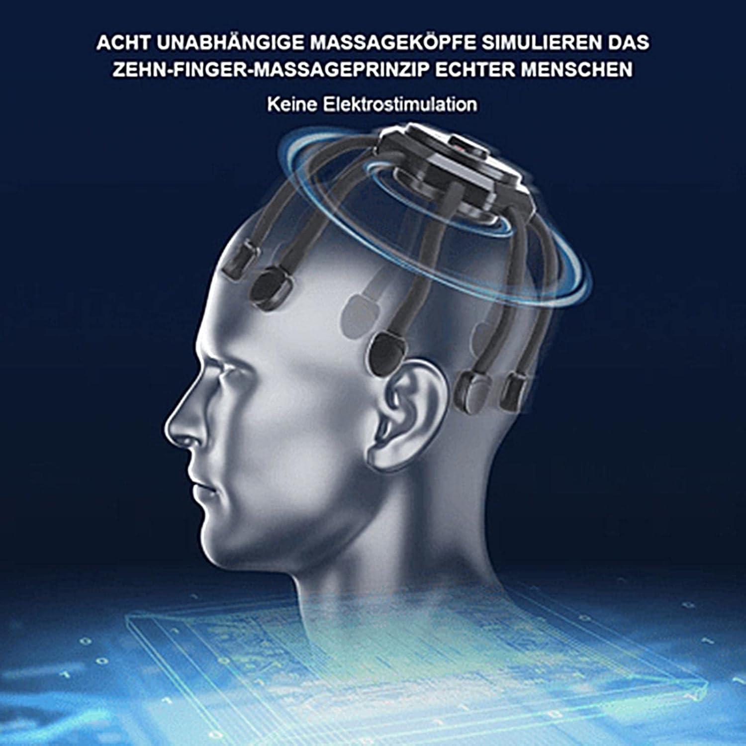 Electric Head Massager - Ultra Scalp Massager with 3 Modes 10 Vibrating  Contacts for Deep Relaxation & Hair Growth - Basic Black | Buy Now with  Express International Delivery | GoSupps.com