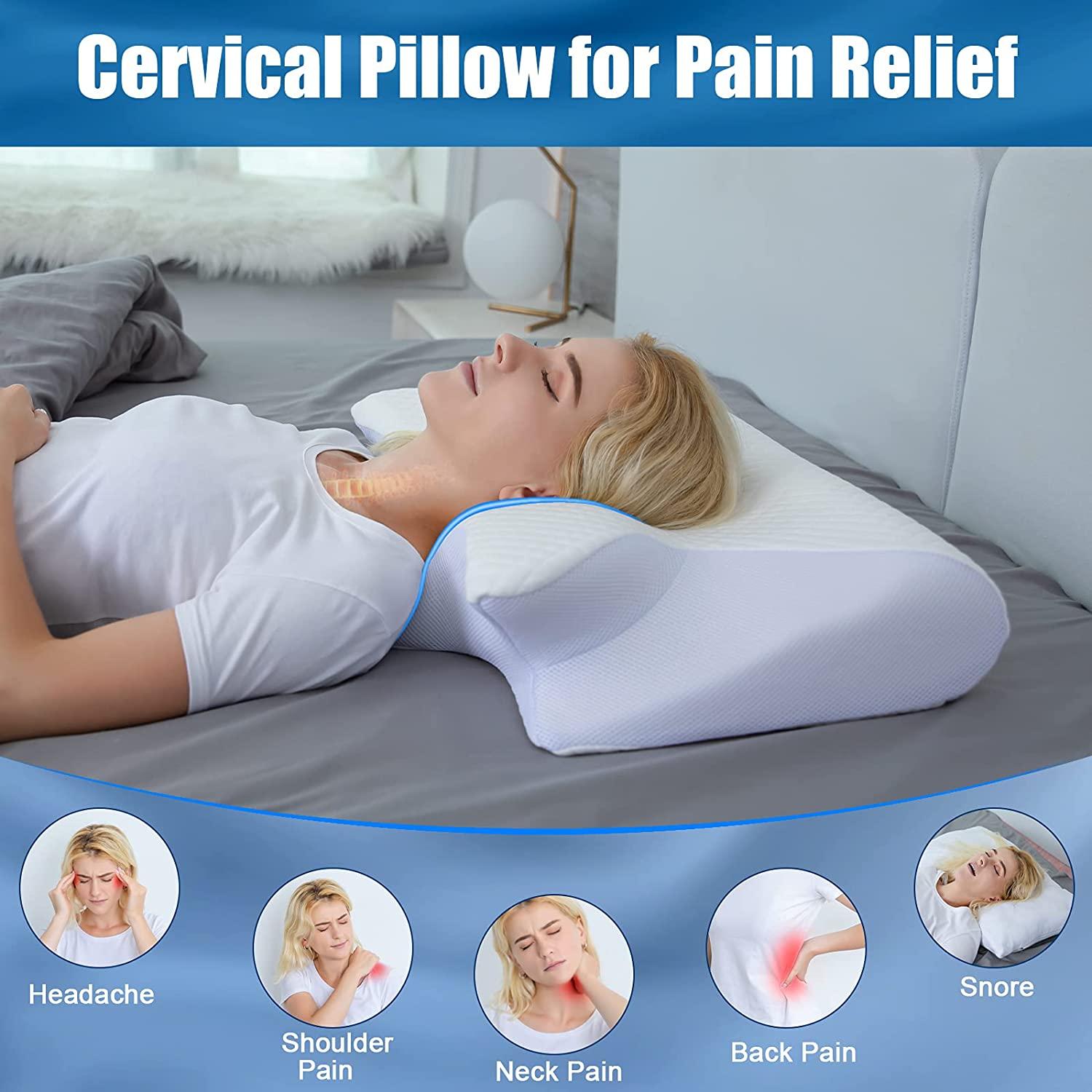 2 In 1 Neck Pain Pillow - Best Orthopaedic Pillow