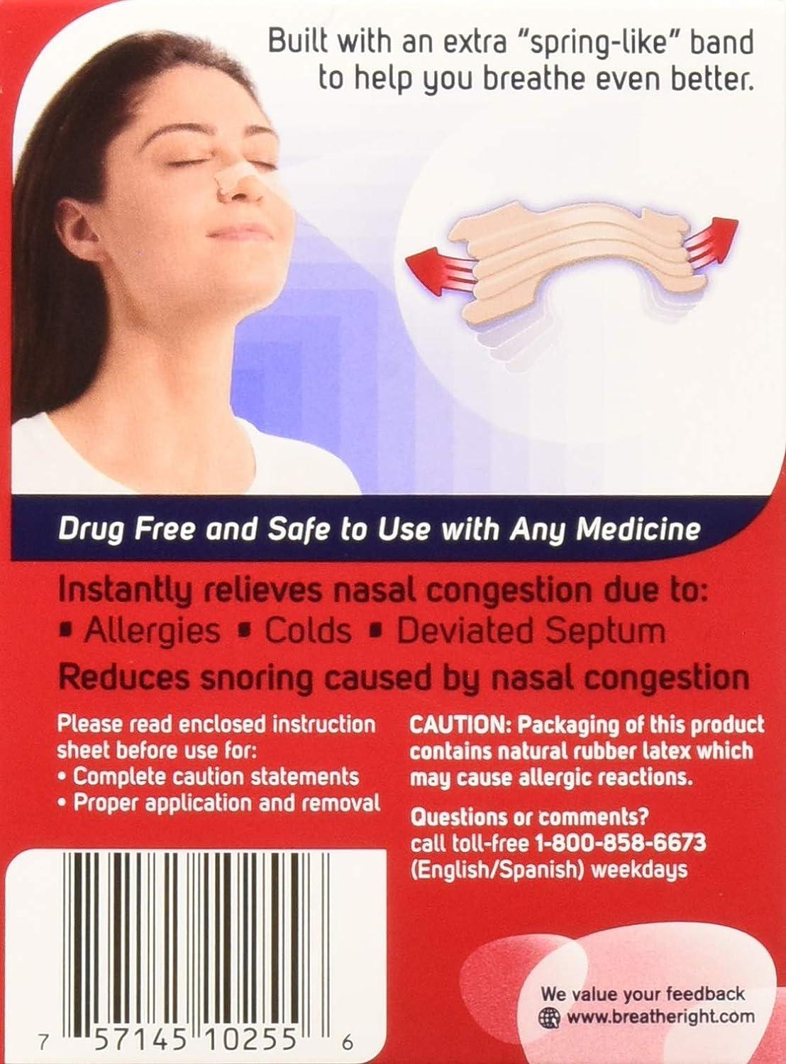 Breathe Right Nasal Strips, Extra, 26 Count, Pack of 2