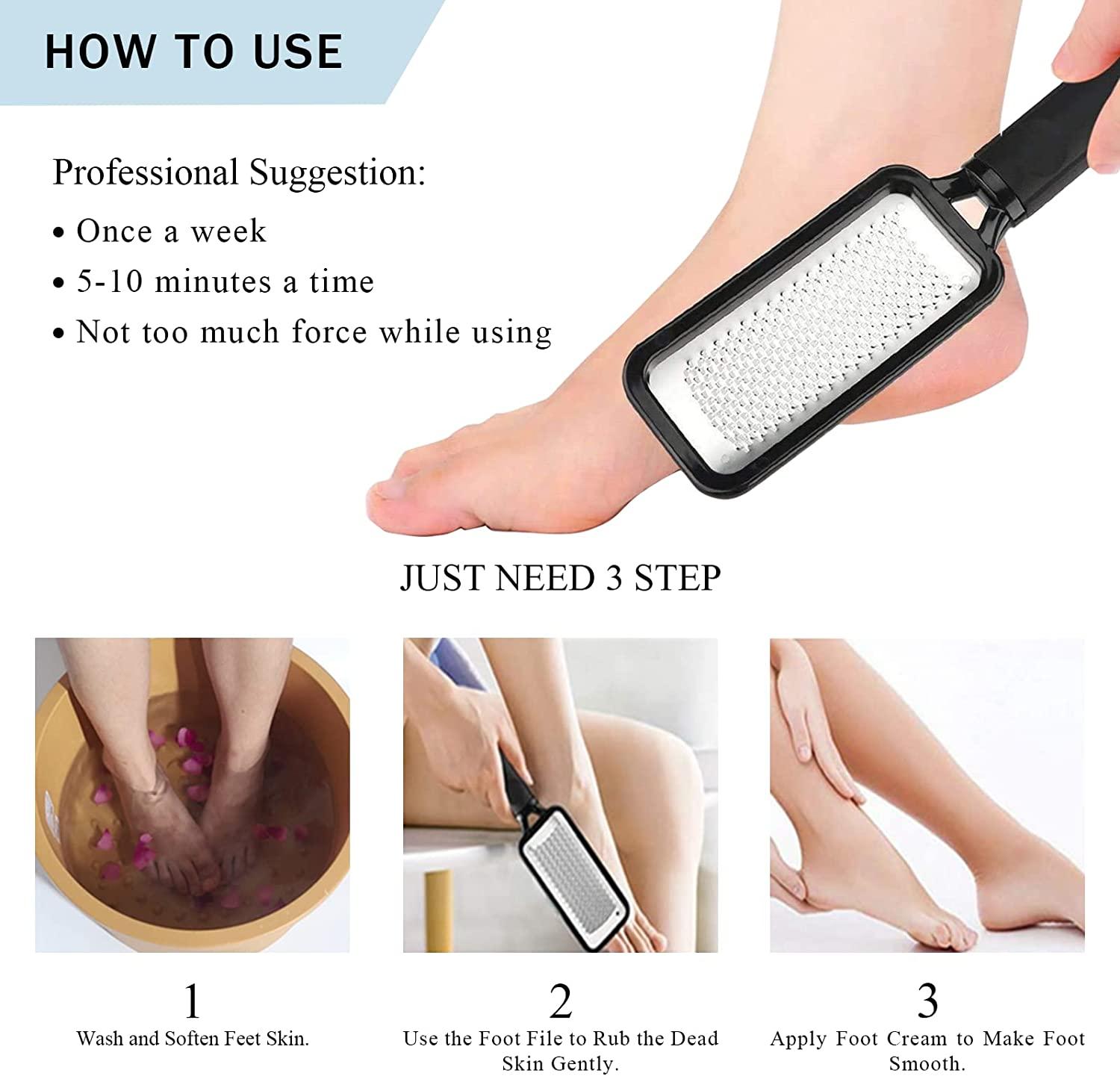 Rikans Colossal Foot File, Professional Foot Rasp Callus Remover, Foot Care  Pedicure Tool to Remove Hard Skin,Can Be Used on Wet or Dry Skin, Surgical