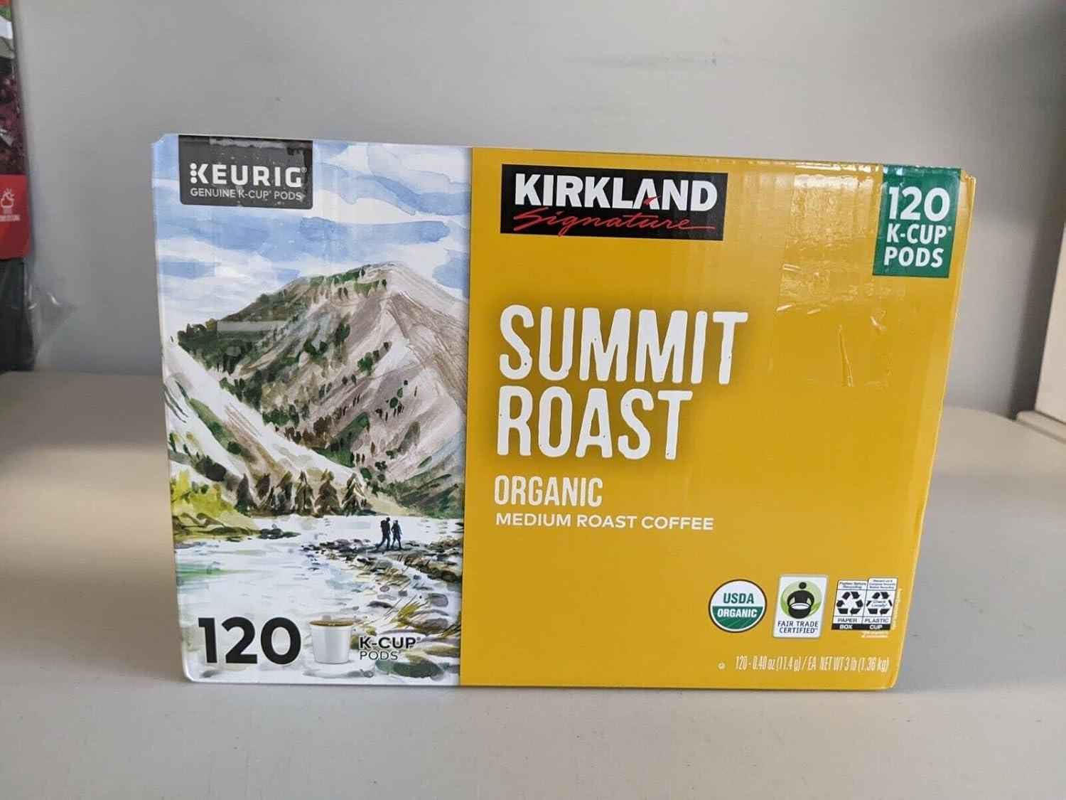 Kirkland Signature Organic Summit Fair Trade K-Cup Pods 120-pack