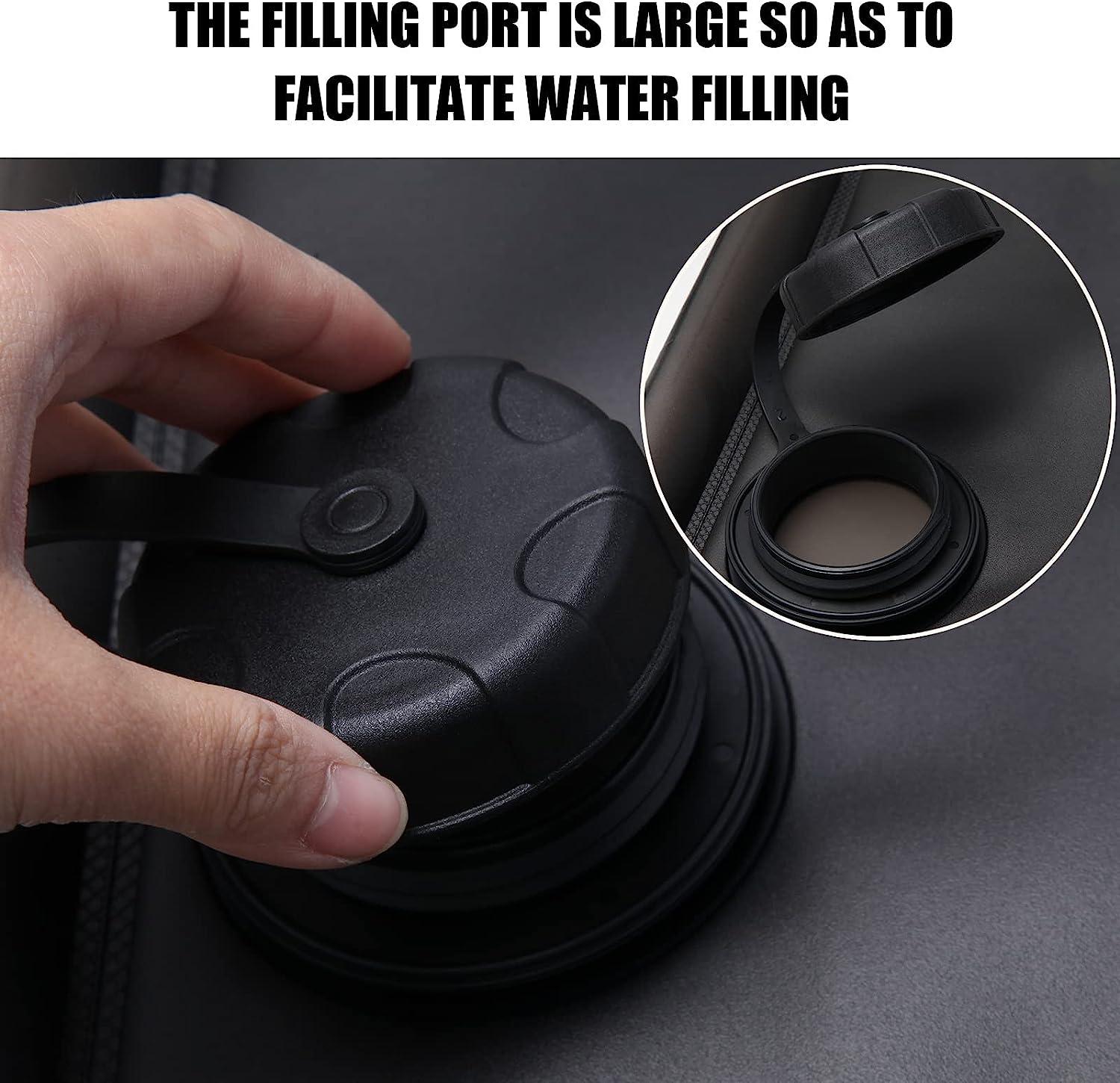 SUVAST Solar Showers 3rd Gen Outdoor Shower Bag 4 Gallon/15L Portable