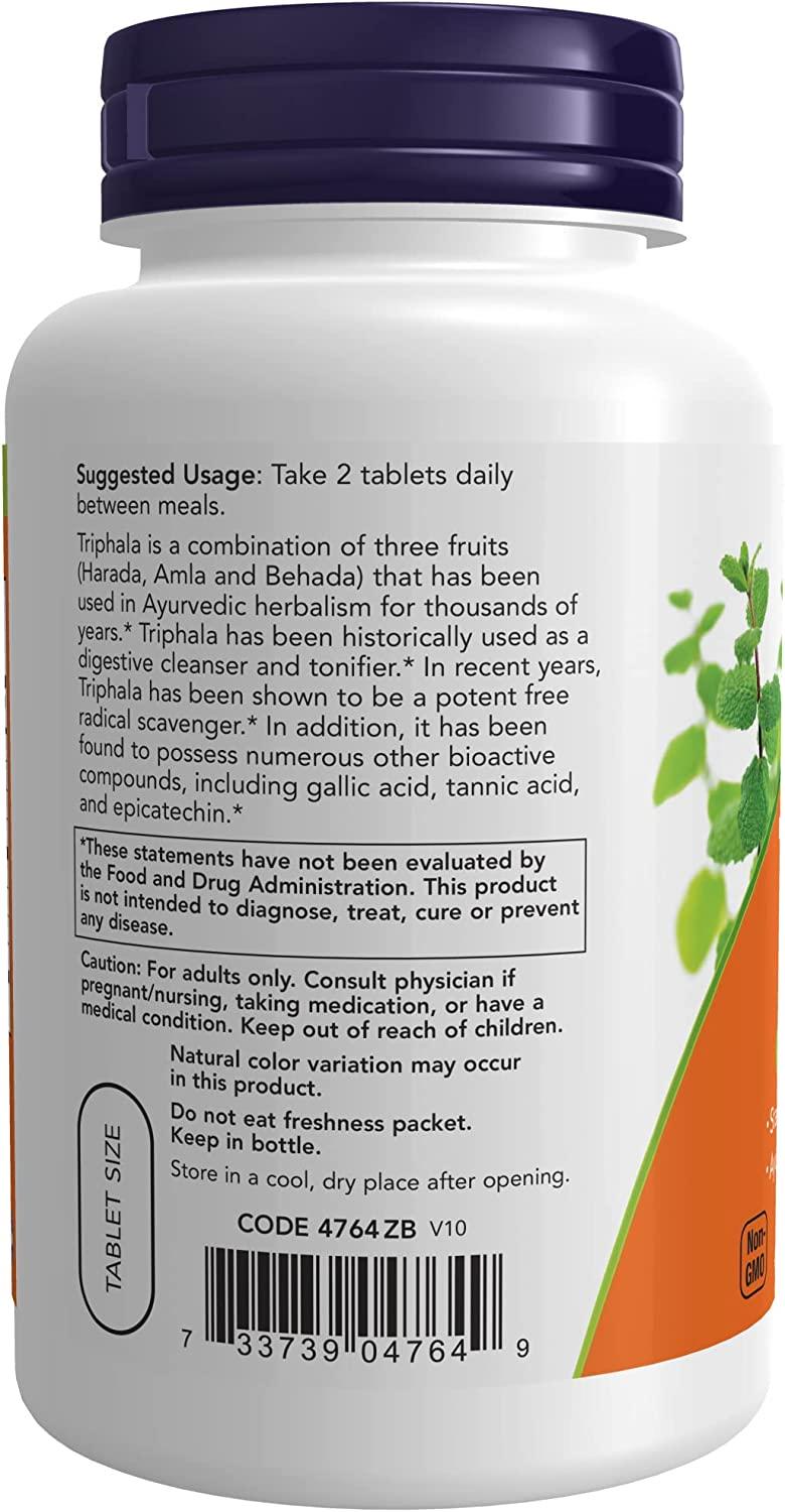 Now Foods Triphala 500 mg 120 Tablets