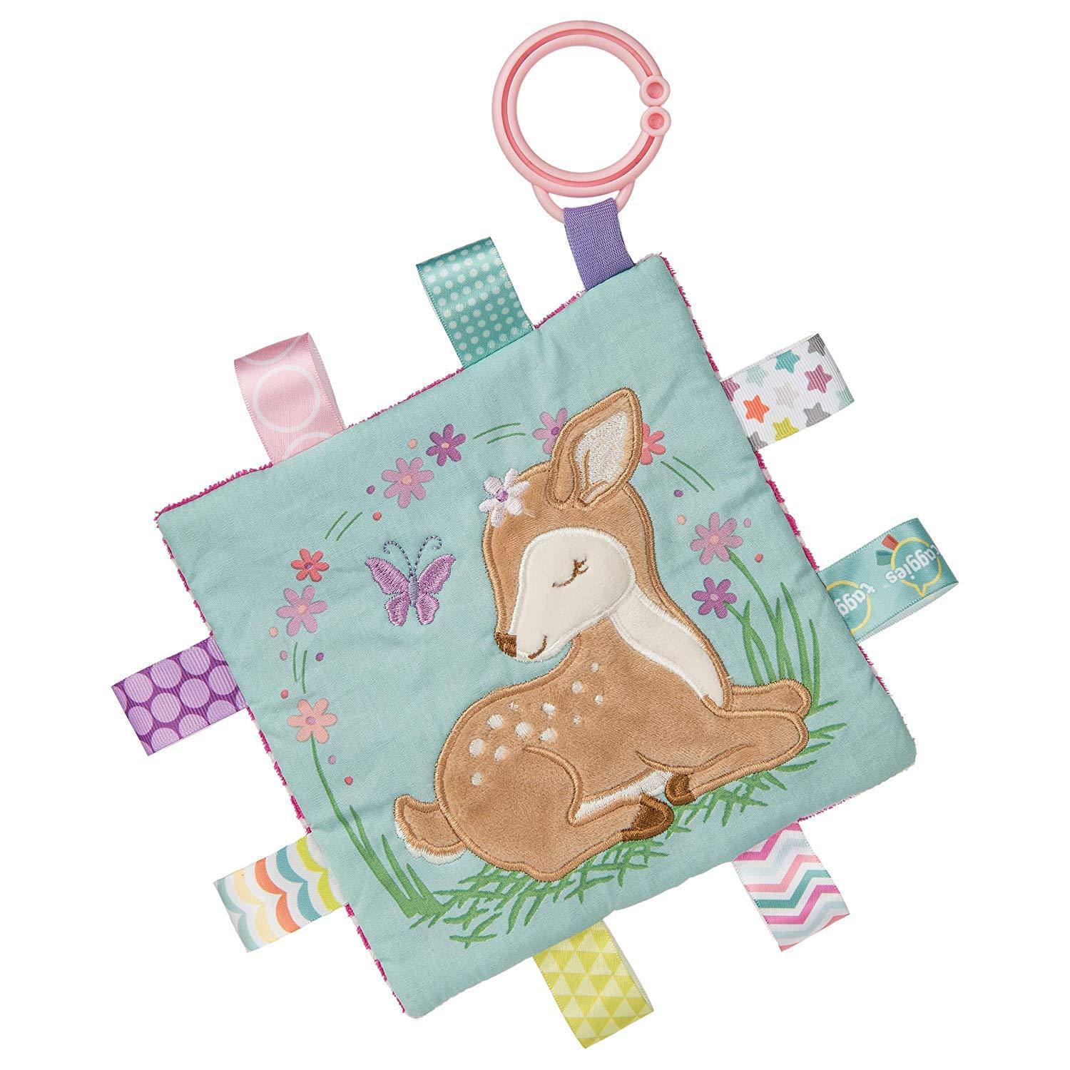 Mary Meyer Taggies Flora Fawn Character Blanket with Crinkle Me