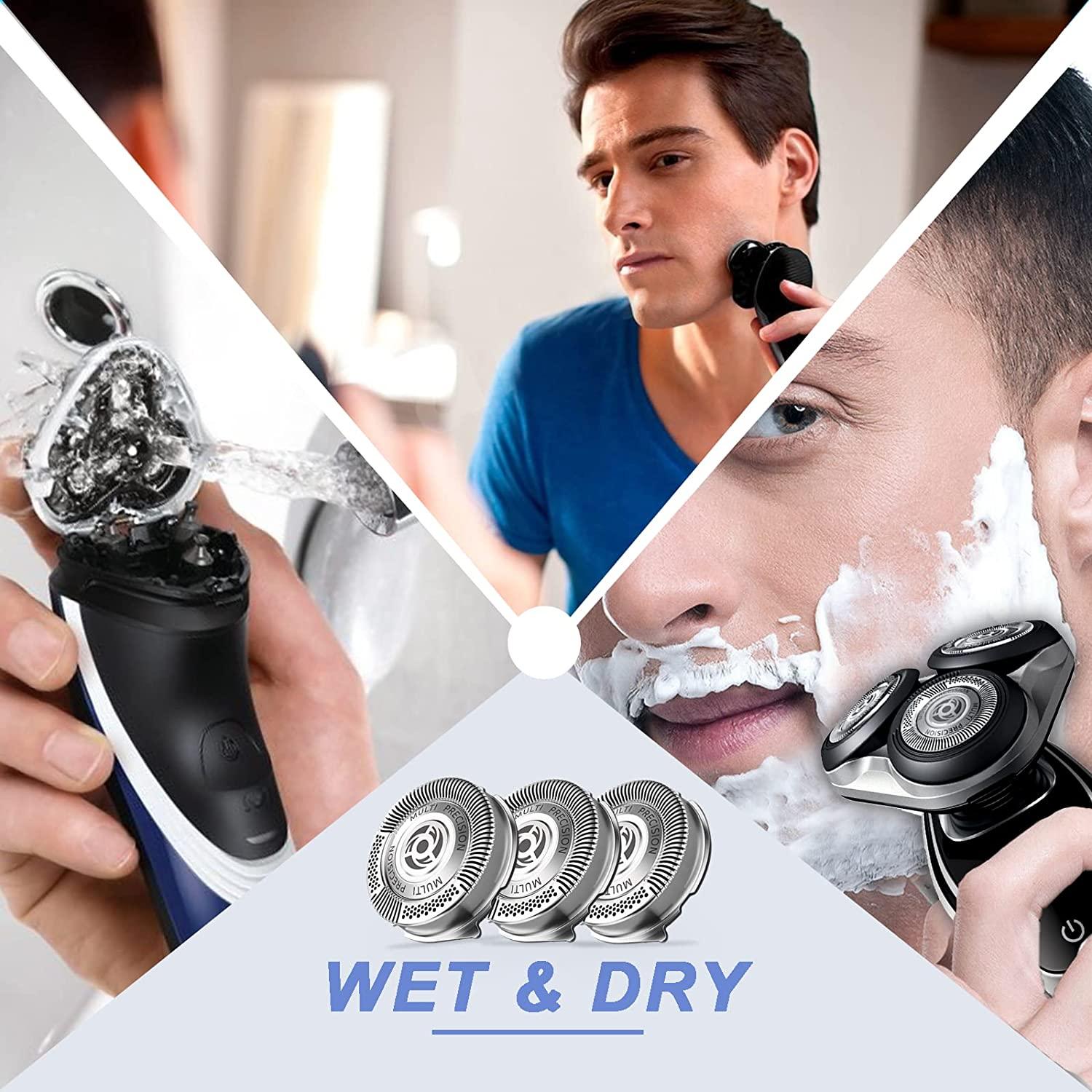 SH50/52 Replacement Heads for Philips Norelco Shavers Series 5000, PowerTouch, AquaTouch, OEM