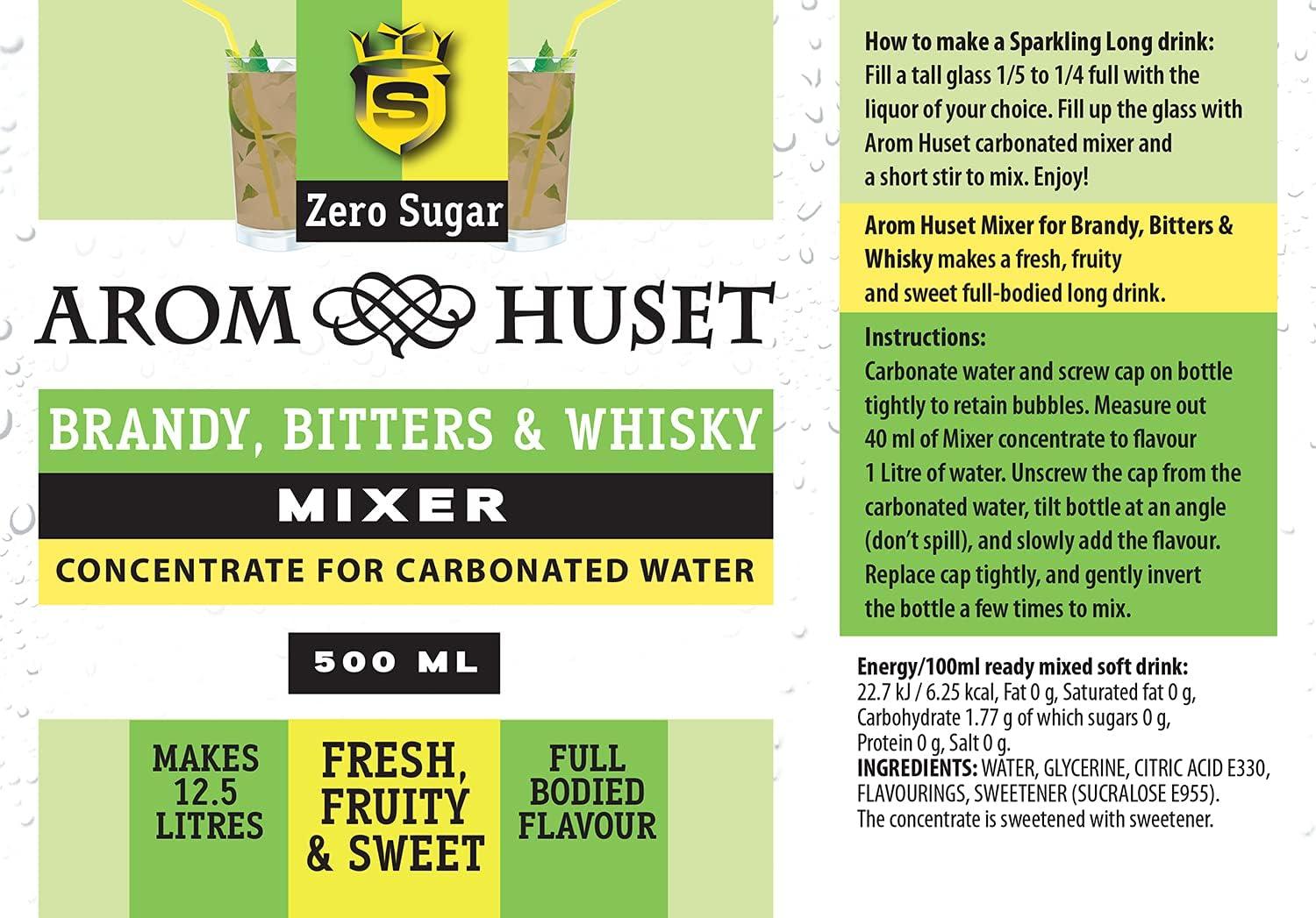 Arom Huset Drink Mixer for Brandy Bitters & Whisky Makes a Fresh Fruity