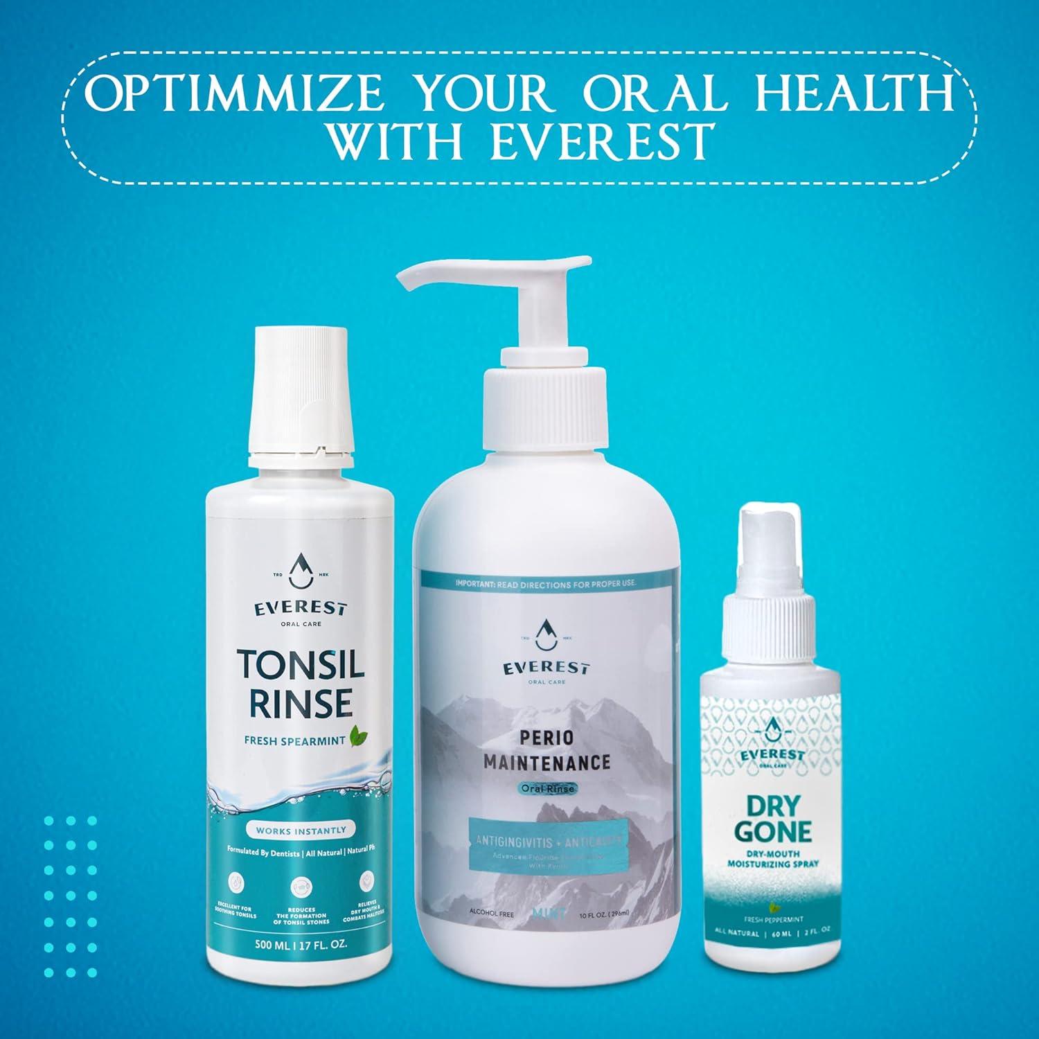 Everest Mouth Wash & Tonsil Stone Remover Natural Mouthwash & Oral