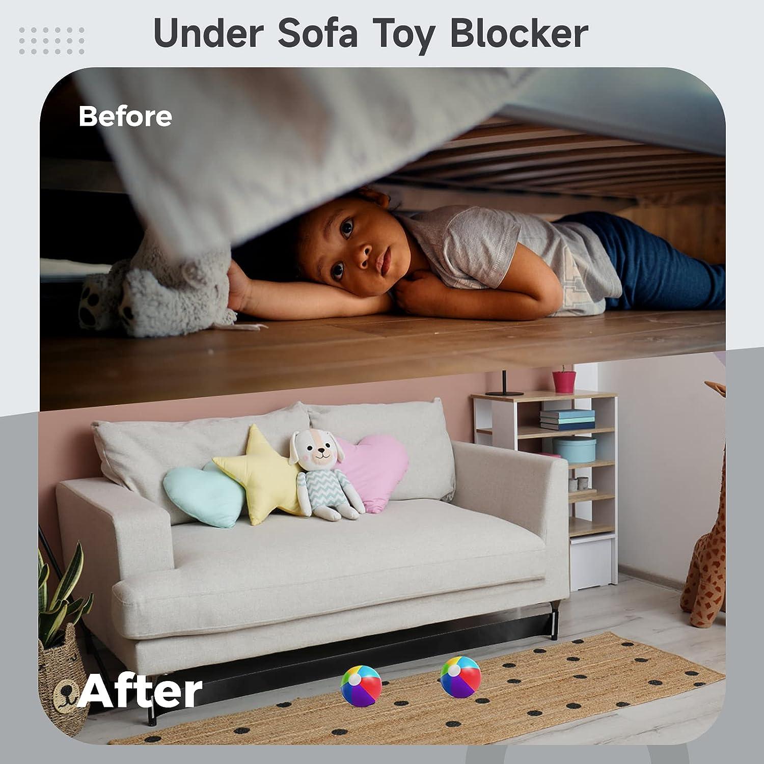 sofa toy blocker adjustable under couch