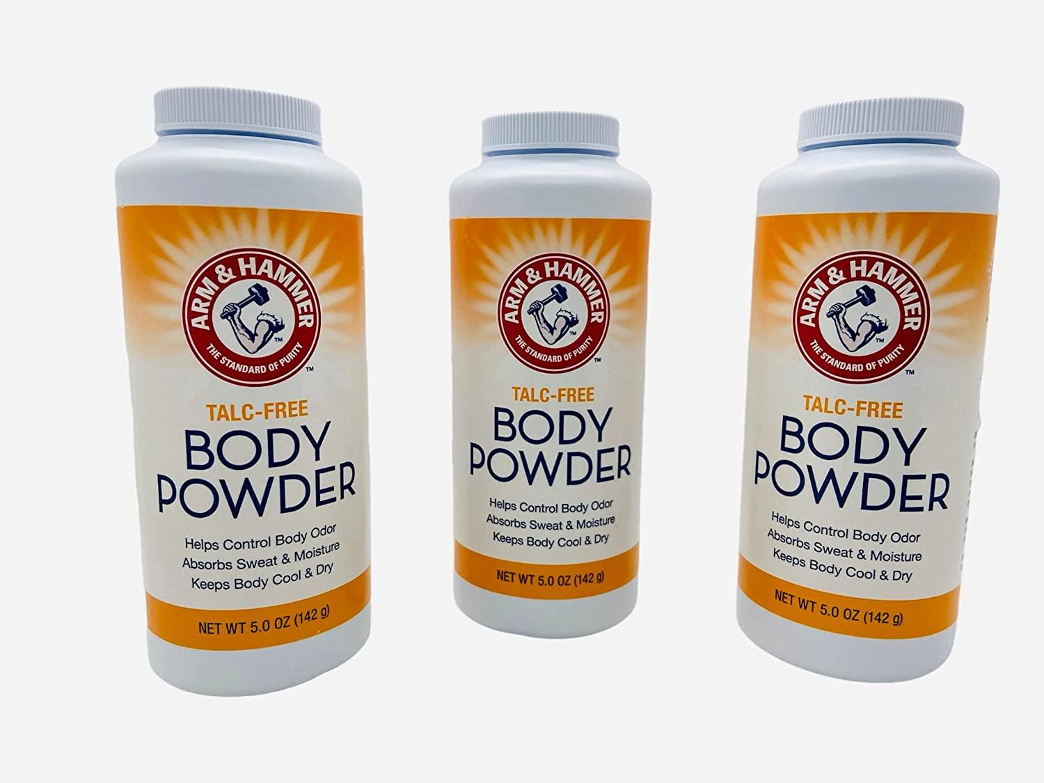 Talc-Free Body Powder Trio for Odor, Sweat & Moisture Control | 3 Pack ...