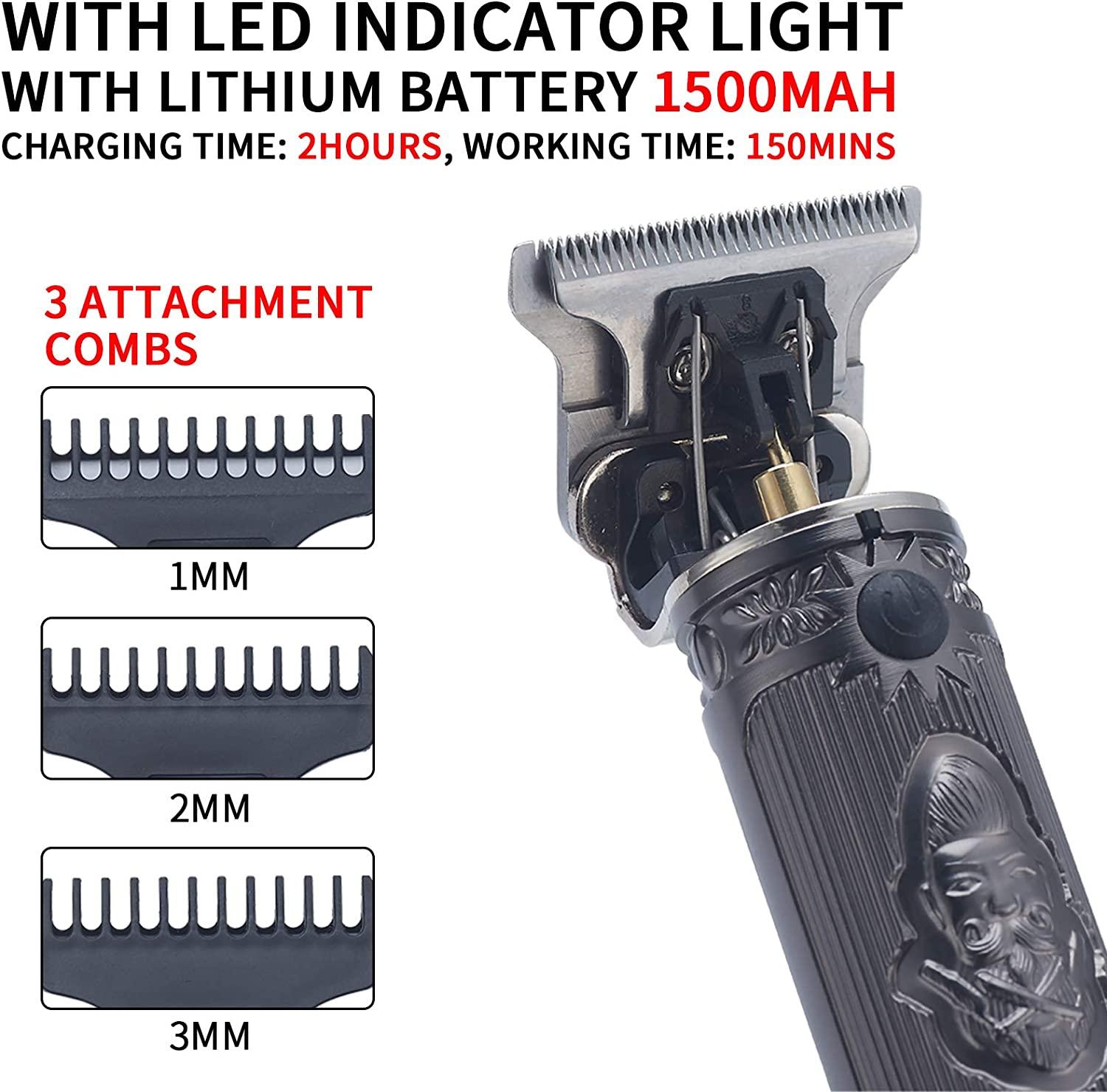 Styleader Professional Hair Trimmer Liner Clipper, Cordless Zero Gapped