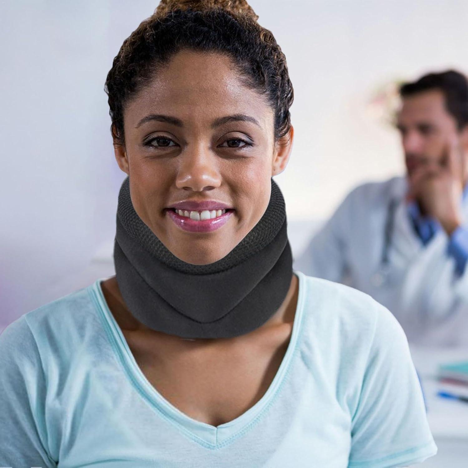Halskr me Rescue: Universal Adjustable Neck Support for Spine Relief ...