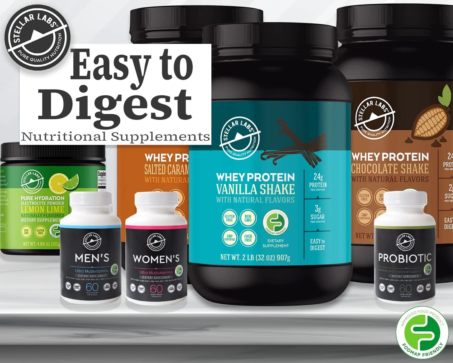 Stellar Labs Whey Protein Powder with BCAA's & Whey Isolate Certified