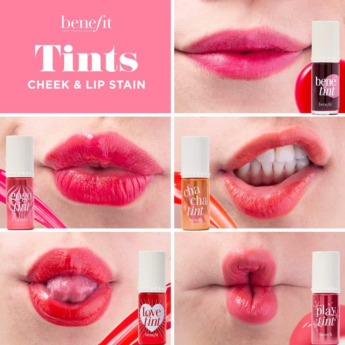 Benefit Lip & Cheek Stain and Tint, Playtint (pinklemonade)