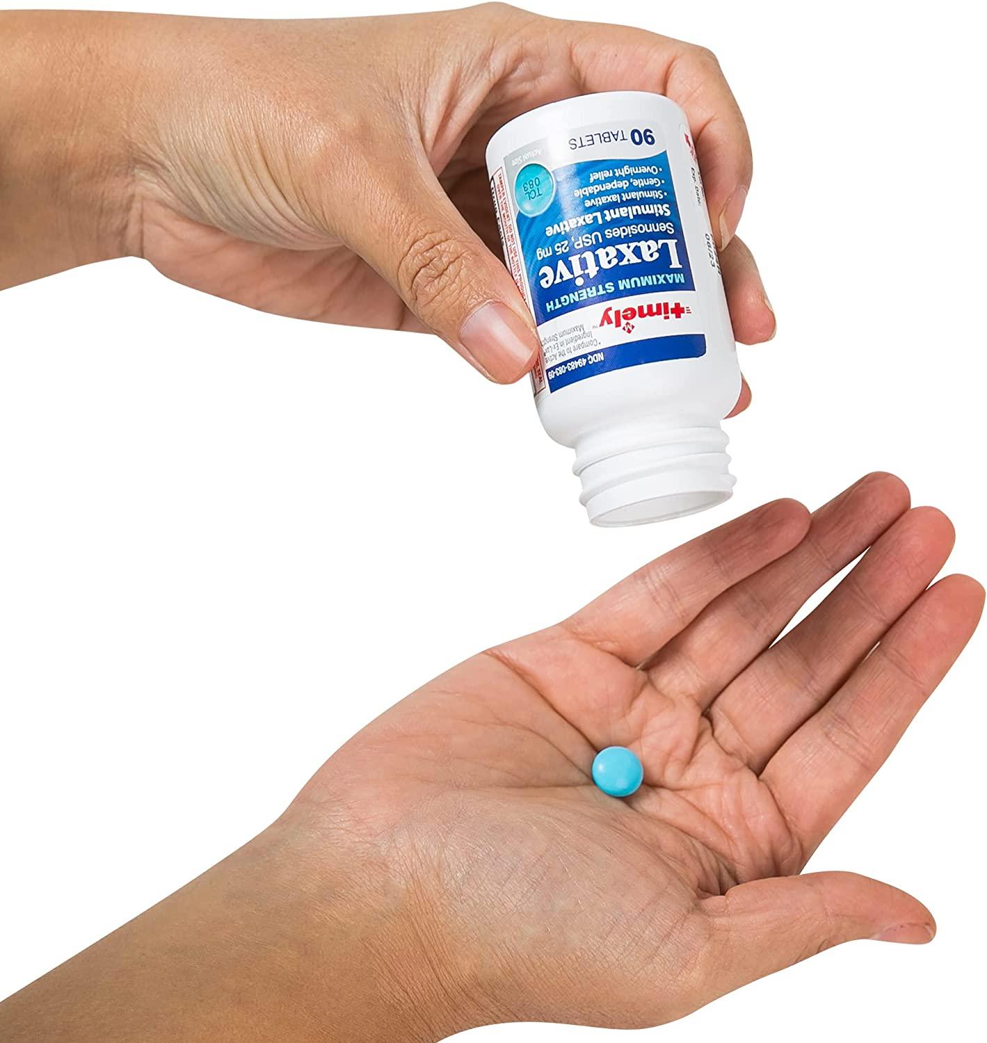 Max Lax 90 Maximum Strength Laxatives 25mg Sennosides Constipation