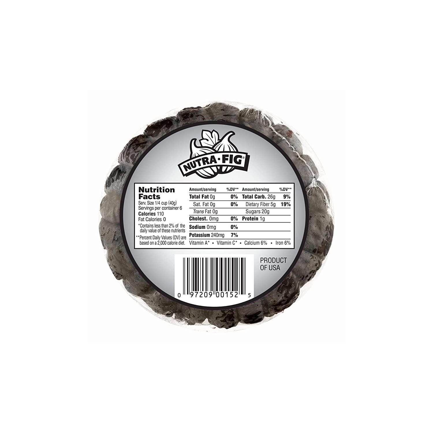 Nutra Fig Dried Black Mission Figs Dried Black Figs, High Fiber Snacks, Unsweetened Dried Figs
