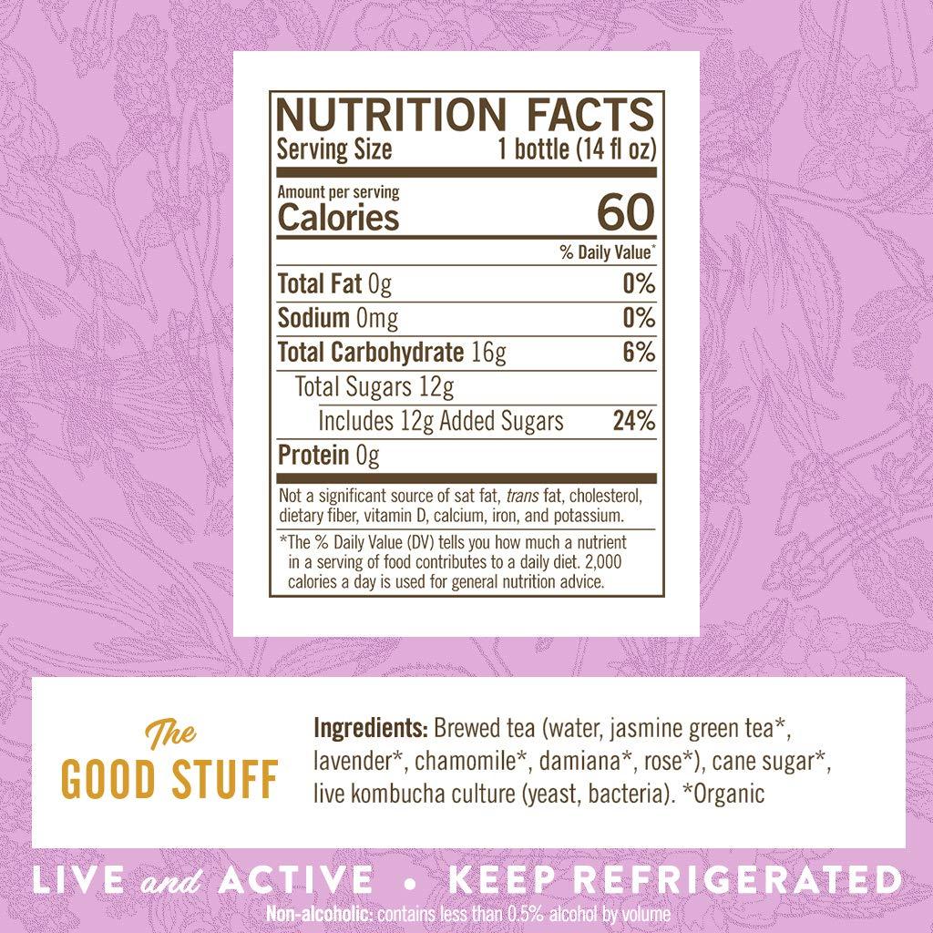 Brew Dr. Kombucha Love Jasmine Green Tea with Lavender, Chamomile