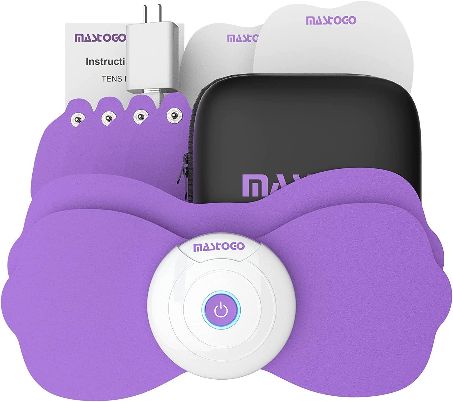 MASTOGO Wireless TENS & EMS Unit Back Pain Relief Massager - APP Controlled  Bluetooth EMS Muscle Stimulator Machine for Back Shoulder Leg Neck Pain  Relief