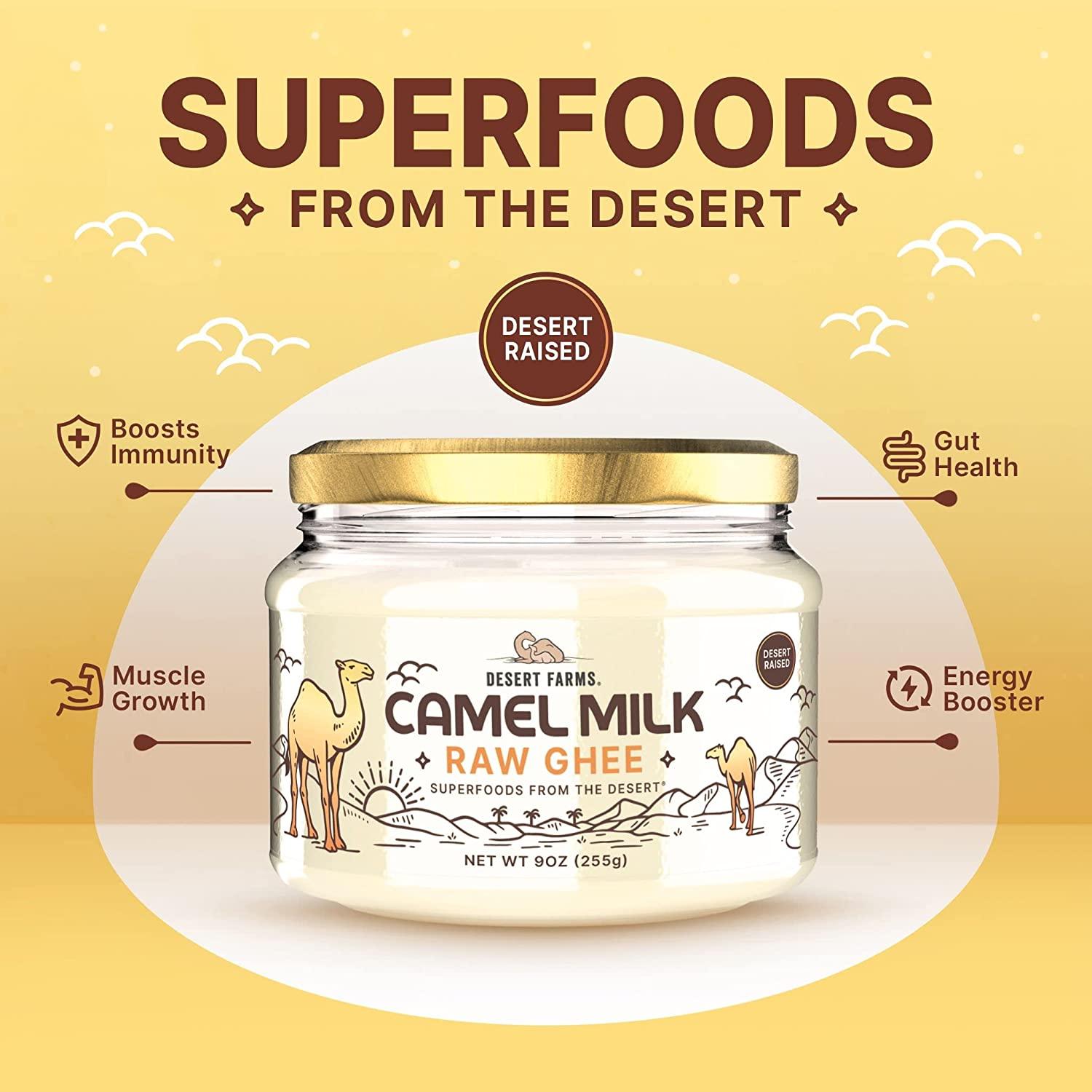 Desert Farms GrassFed Camel Ghee Butter (250g) Keto, NonGMO