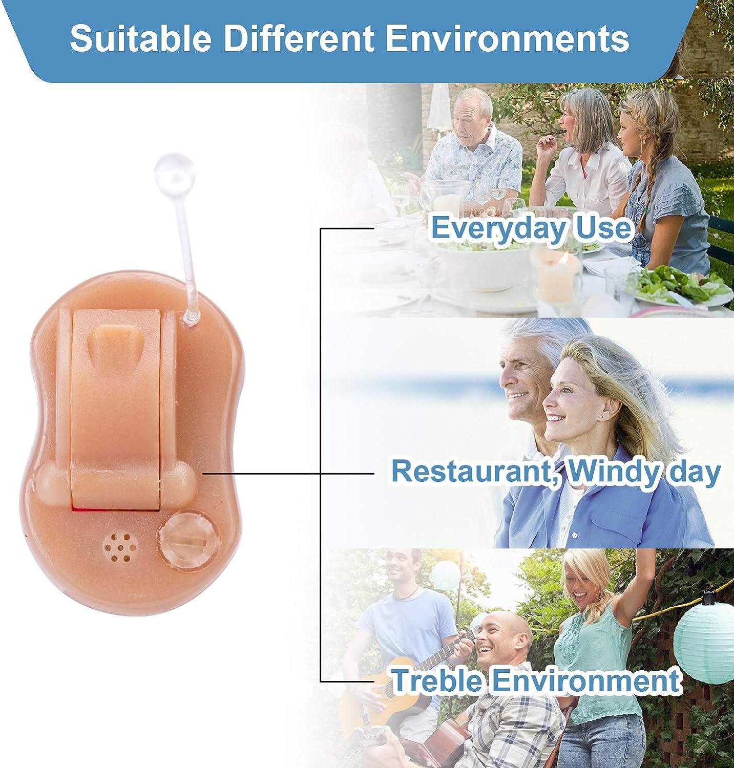 Hearing Amplifier for Seniors Adults NoiseCancelling Elderly