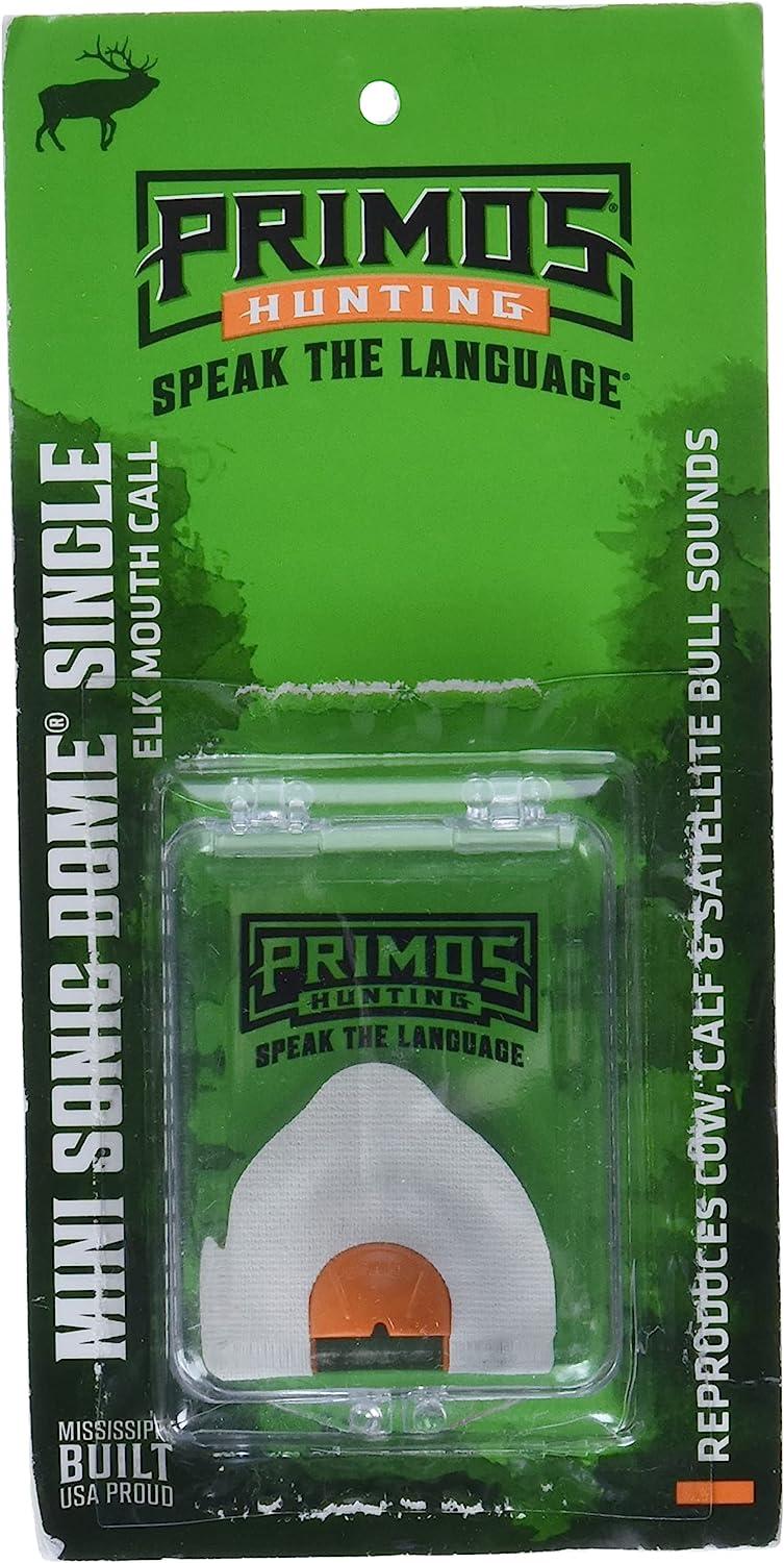 Primos Mini Sonic Dome Double Diaphragm Elk Call | Free Shipping