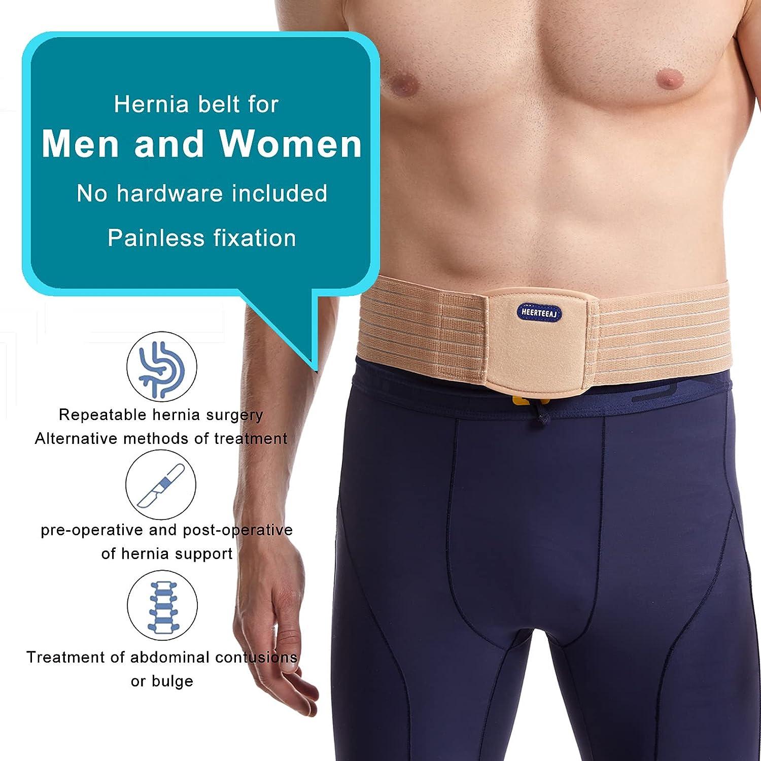 HEERTEEAJ Umbilical Hernia Belt Support for Men & Women Large Size