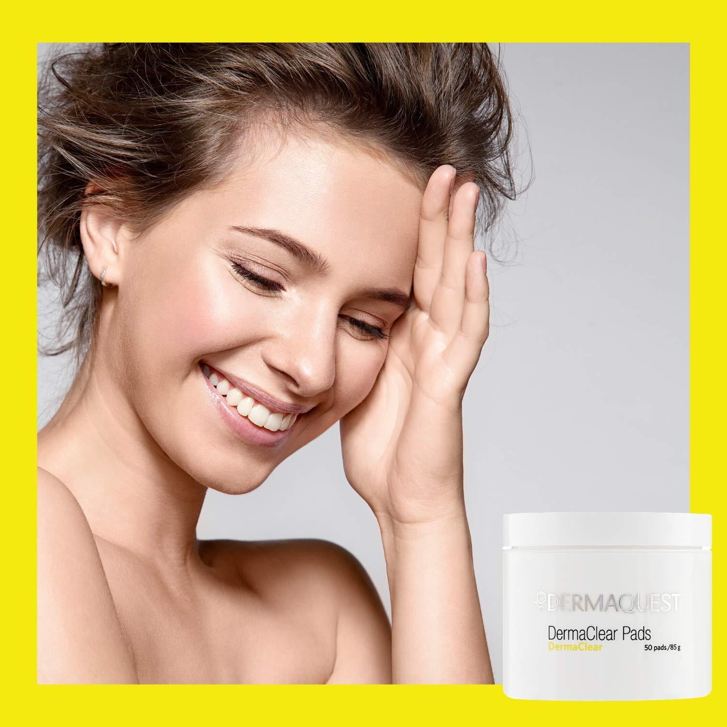 DermaQuest DermaClear Pads Salicylic Acid Acne Treatment For Adults