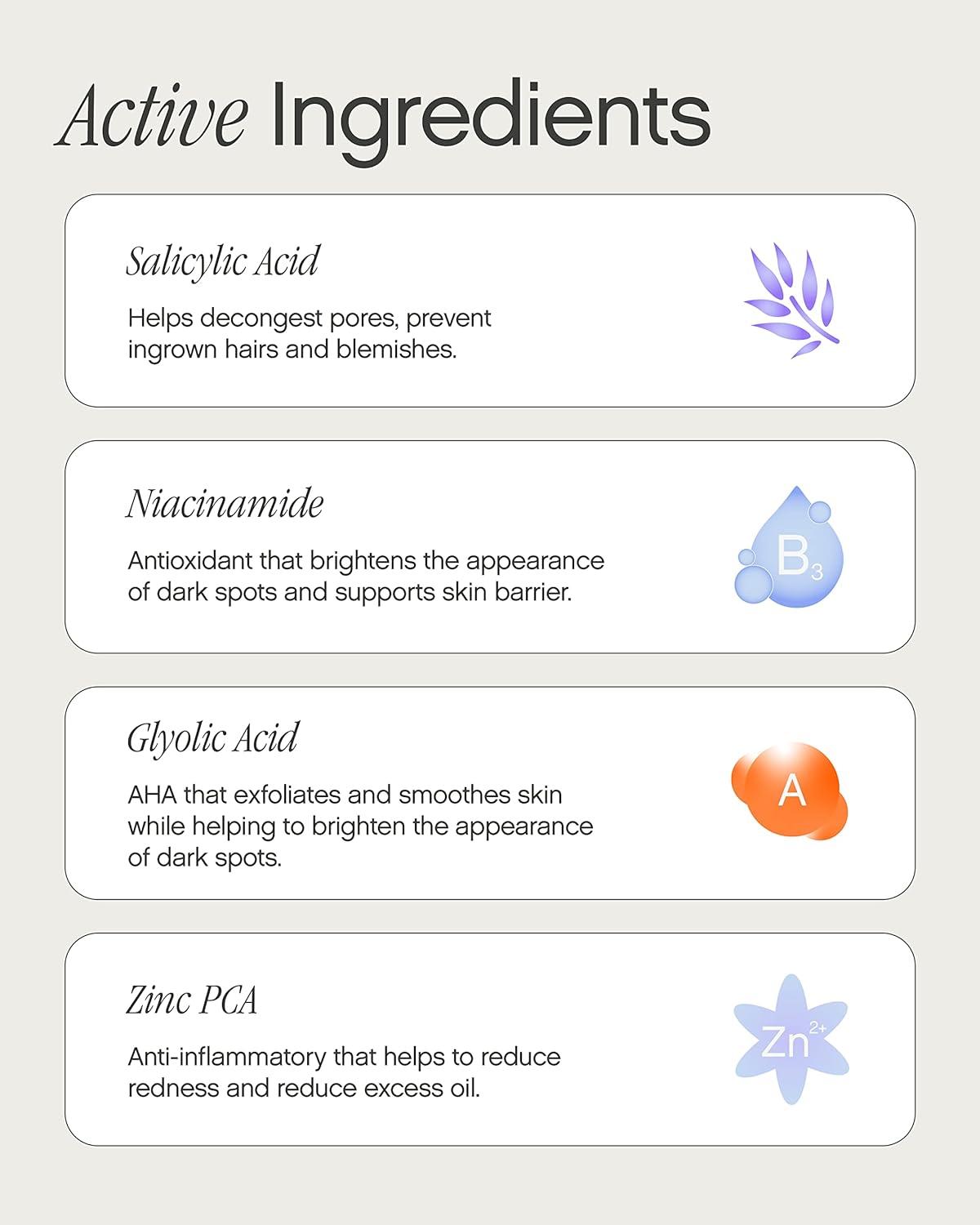 Topicals High Roller Ingrown Hair Tonic with Salicylic Acid AHAs and