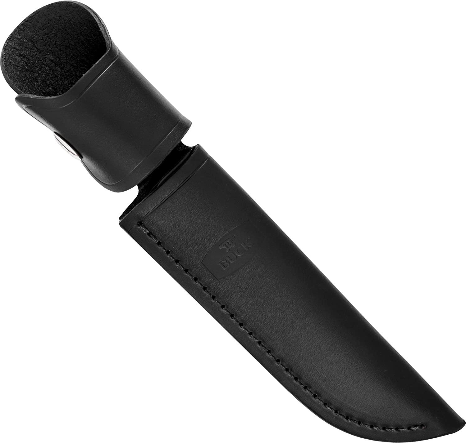 Buck Knives 119 Special Fixed Blade Hunting Knife, 6" 420HC Blade, Black Phenolic Handle with