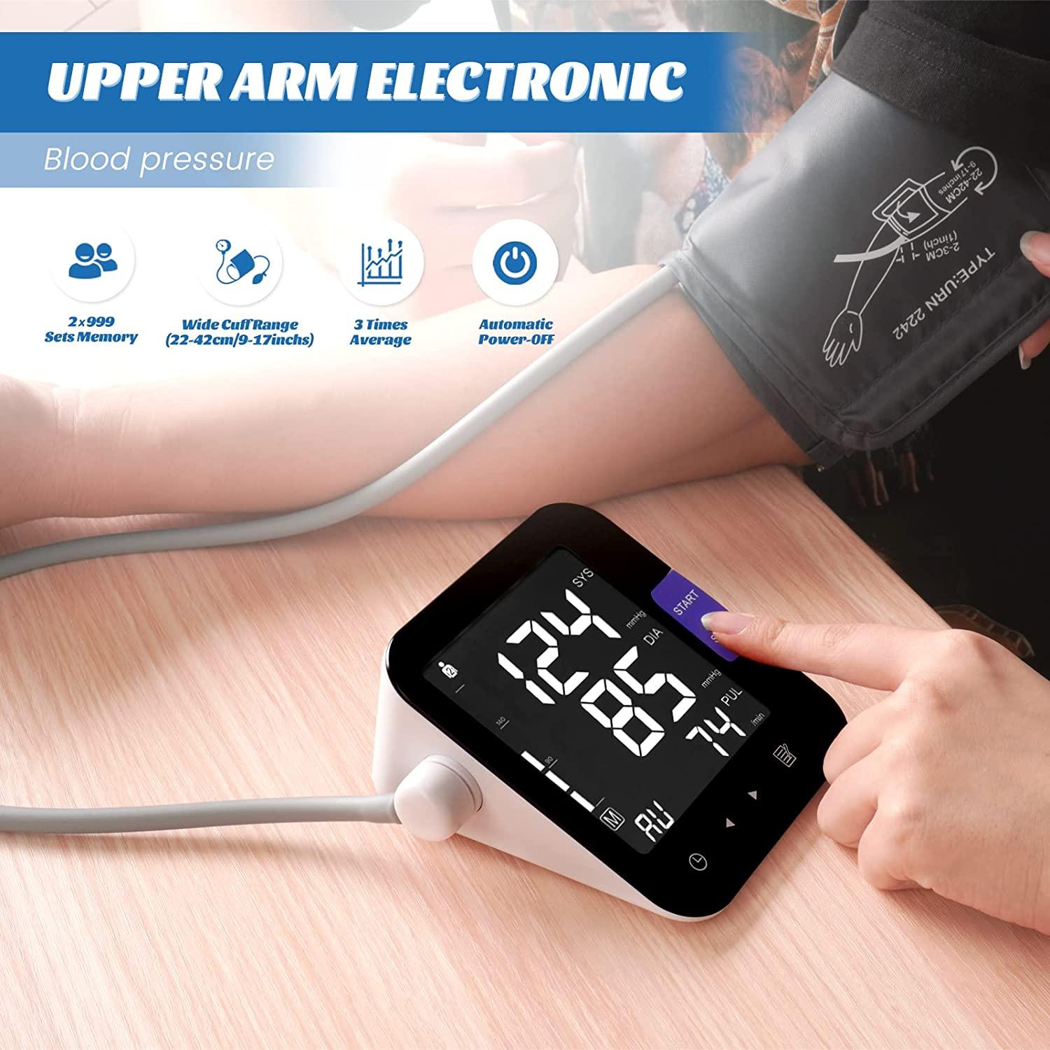 Blood Pressure Monitor Upper Arm Large Cuff ，Automatic Digital Blood