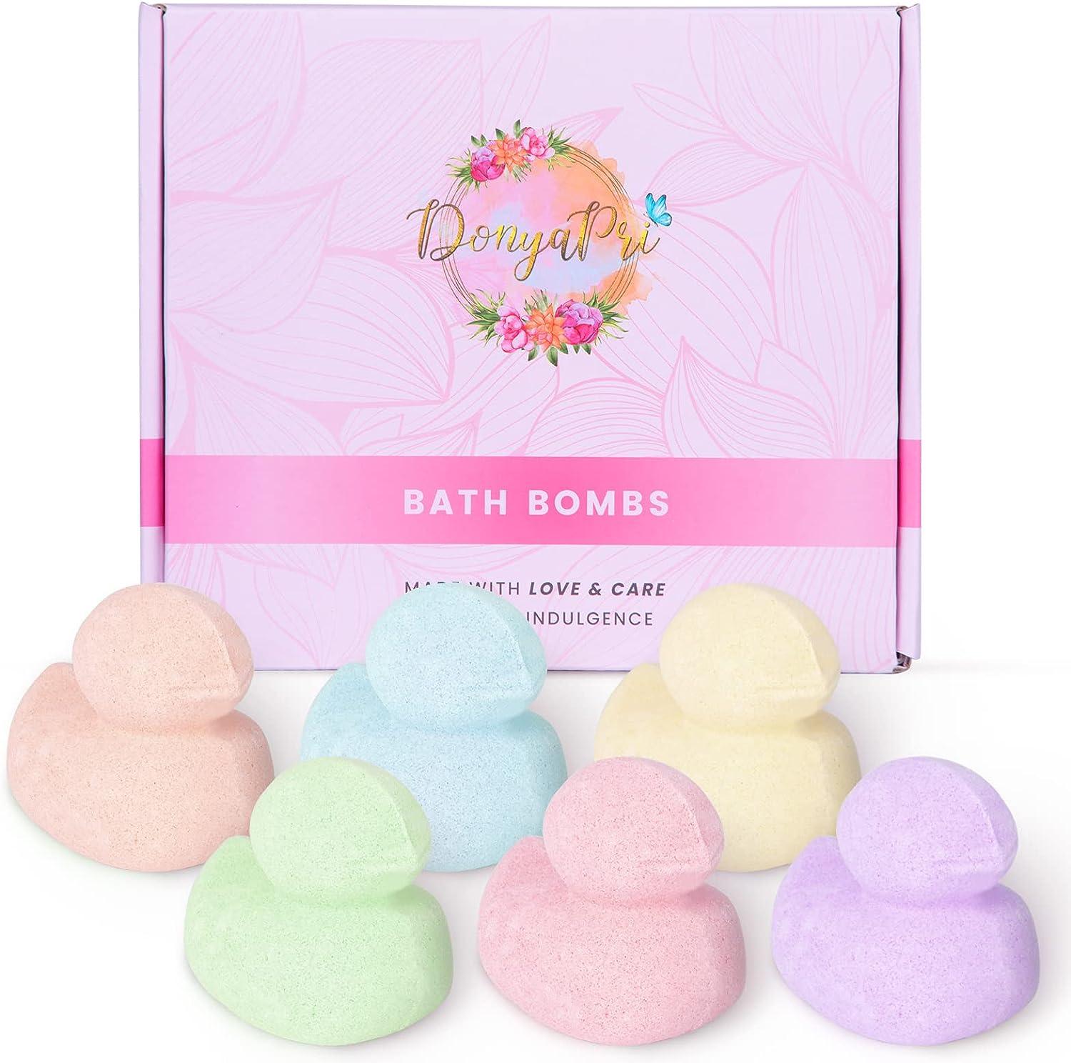 Bath Bombs (Duck) for Kids - Bubble Bath Kids Include 12 Natural Organic  Bathbombs - Ideal Gift as Bath Bomb Set or Bath Bombs Bulk - Bubble Bath  for Women and Kids by DonyaPri