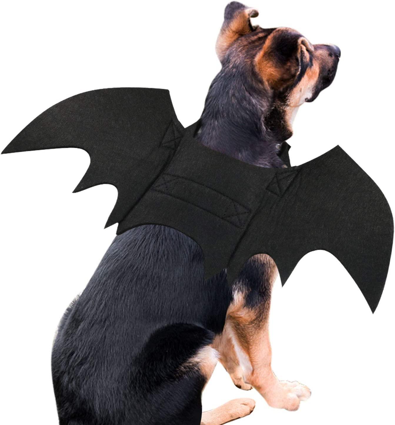 Rypet Dog Bat Costume Halloween Pet Costume Bat Wings Cosplay Dog