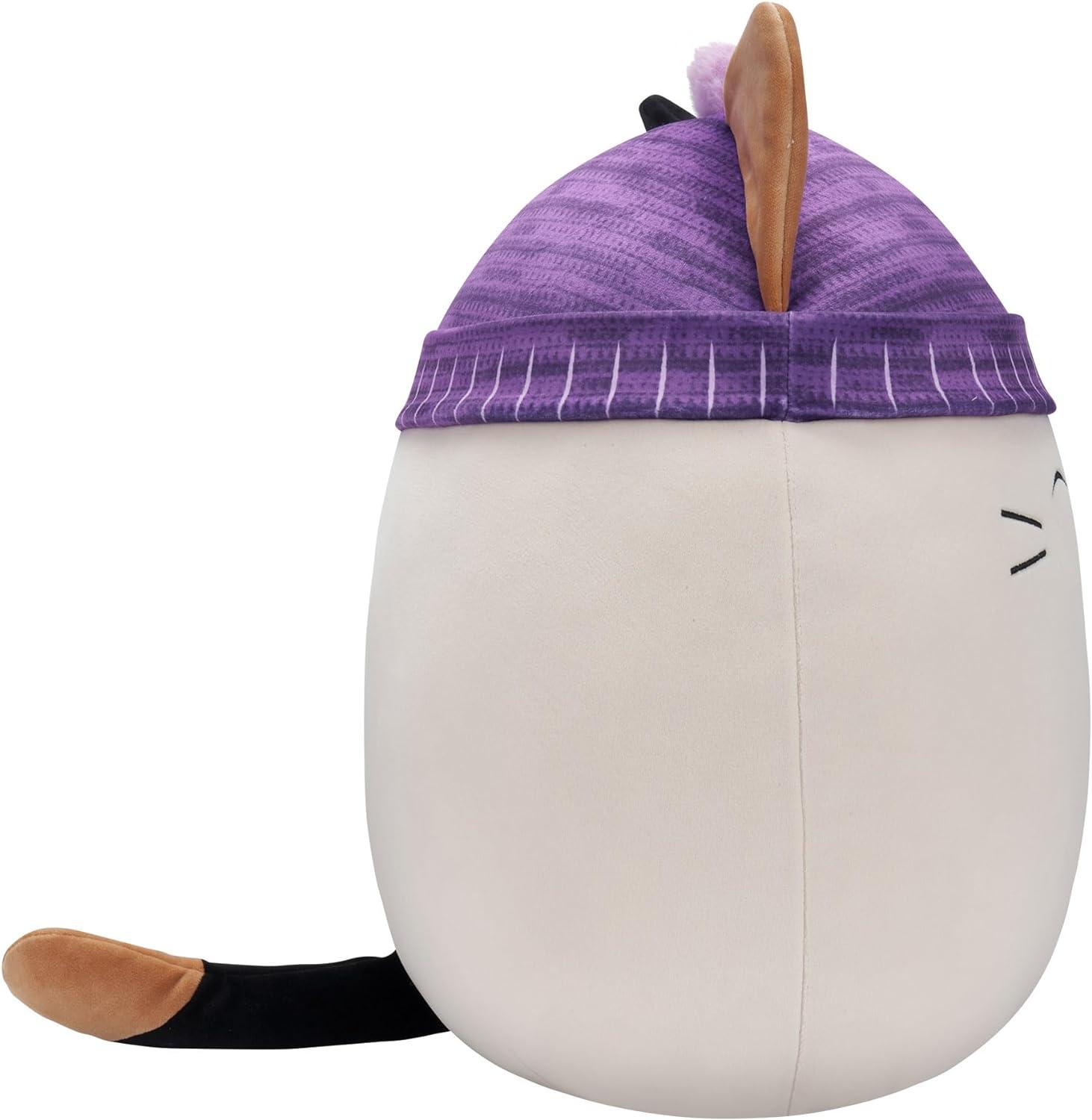 Squishmallows Cam de calico kat met vizier, 20 cm